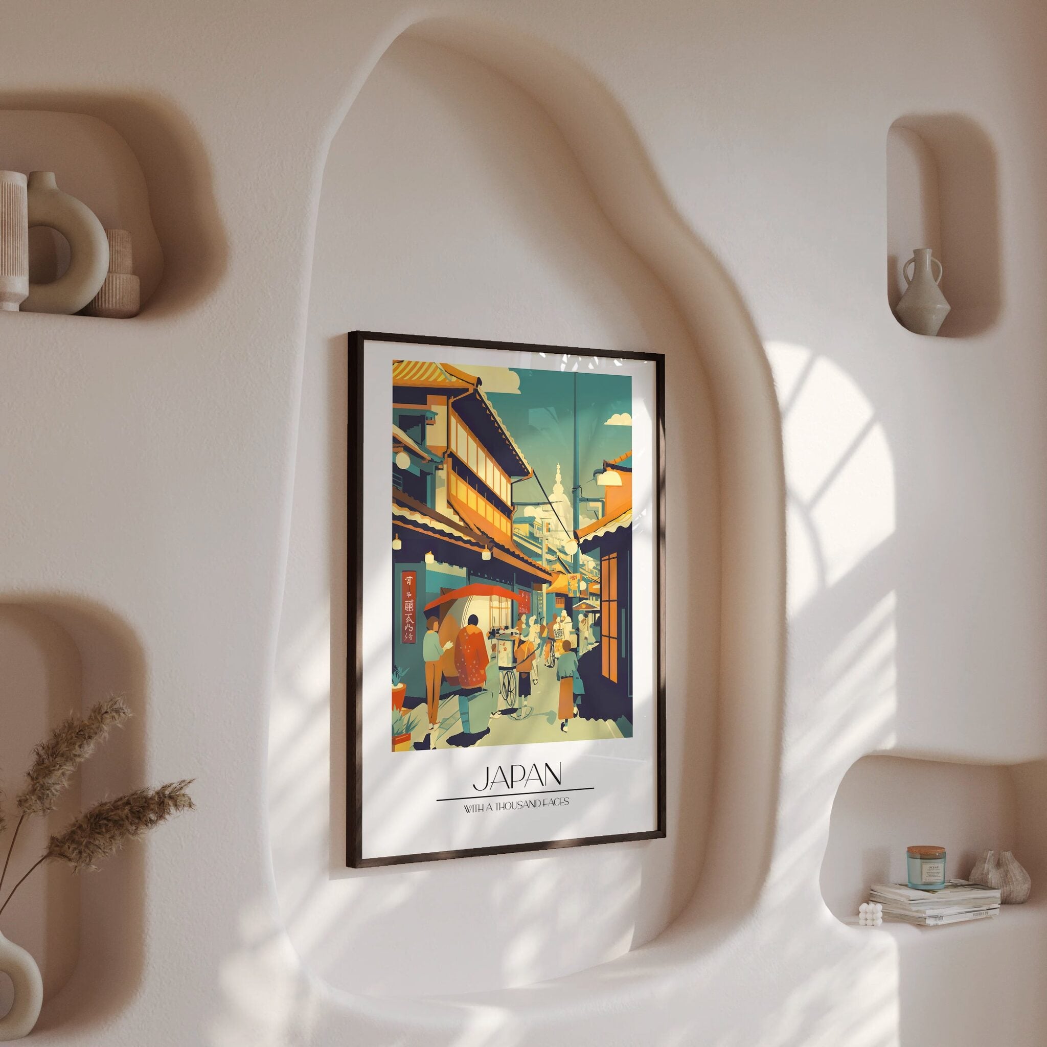 Design Concept No. 13 for Market Lane Stroll Modern Poster Art