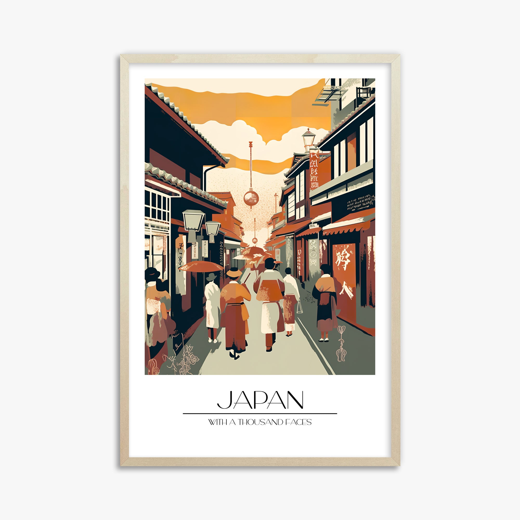 Passeggiata al crepuscolo a Kyoto