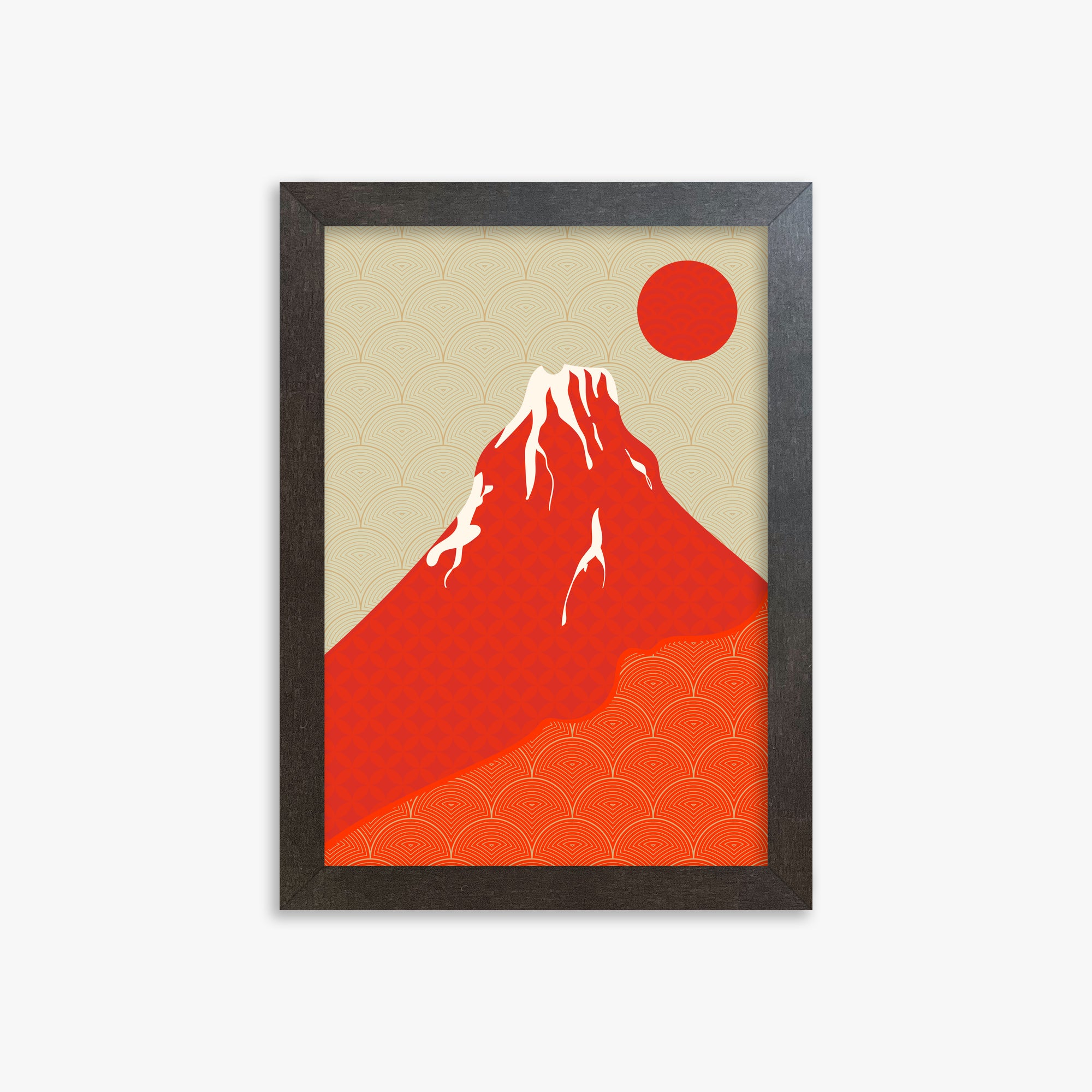 Tramonto del Fuji cremisi
