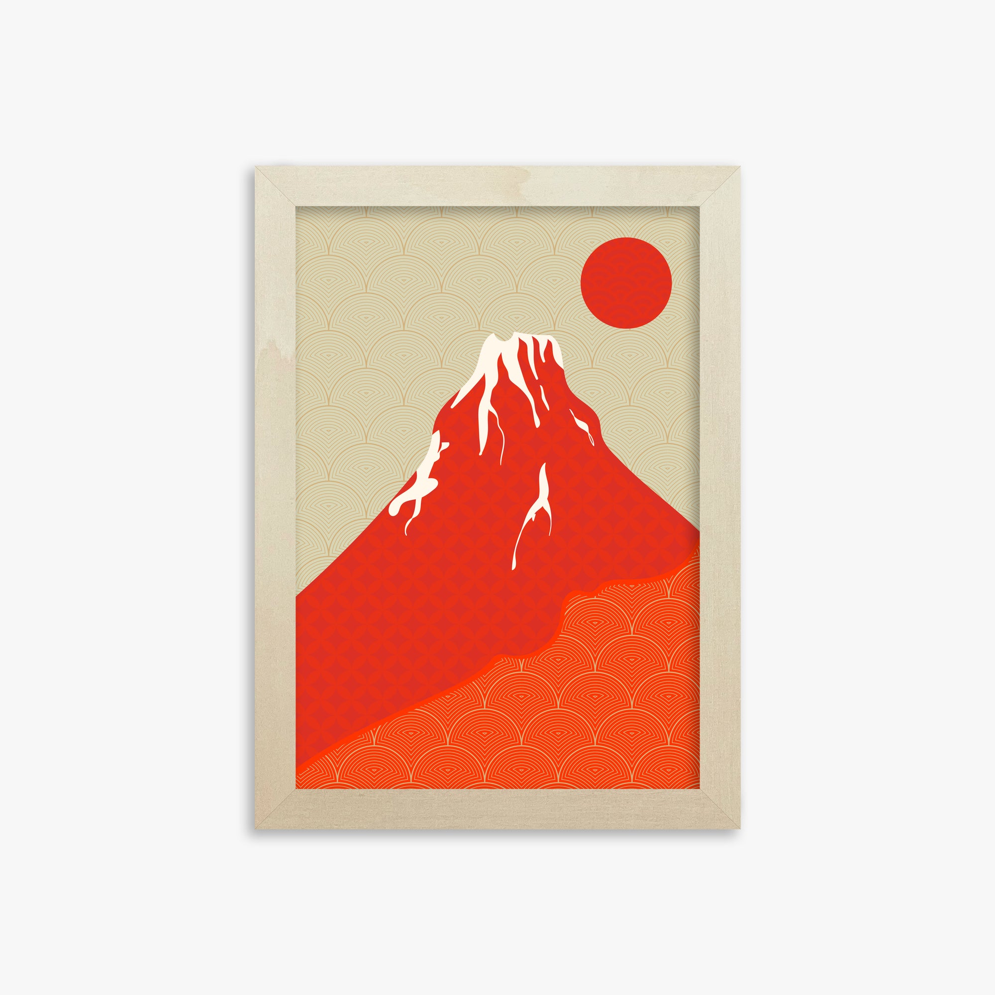 Tramonto del Fuji cremisi