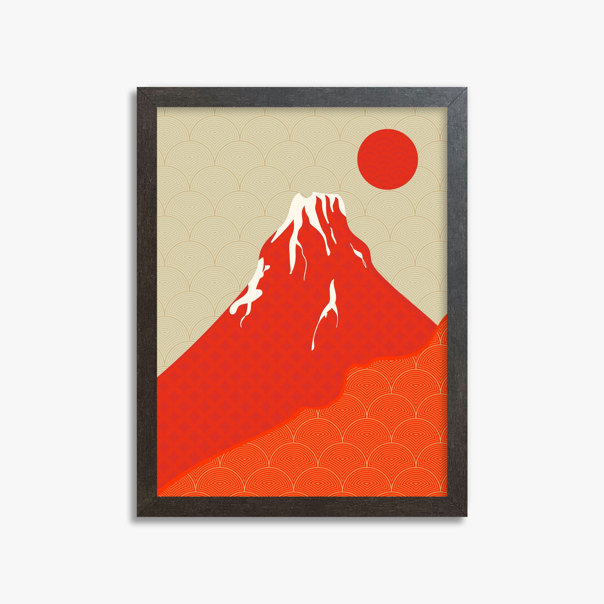 Tramonto del Fuji cremisi
