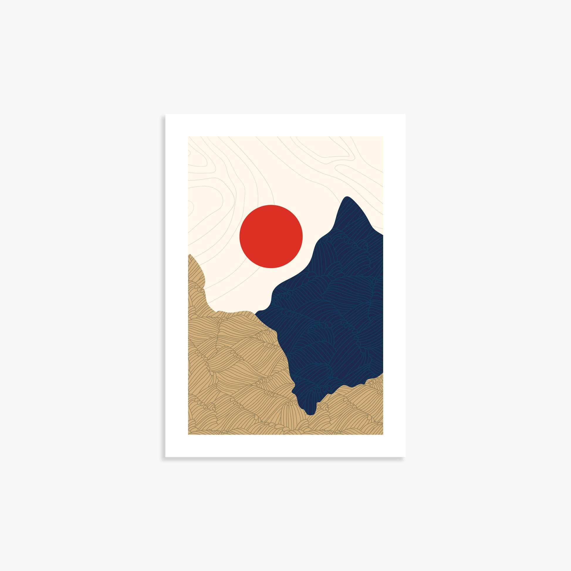 Sacred Gate Sunrise, 21x30cm Poster Unframed