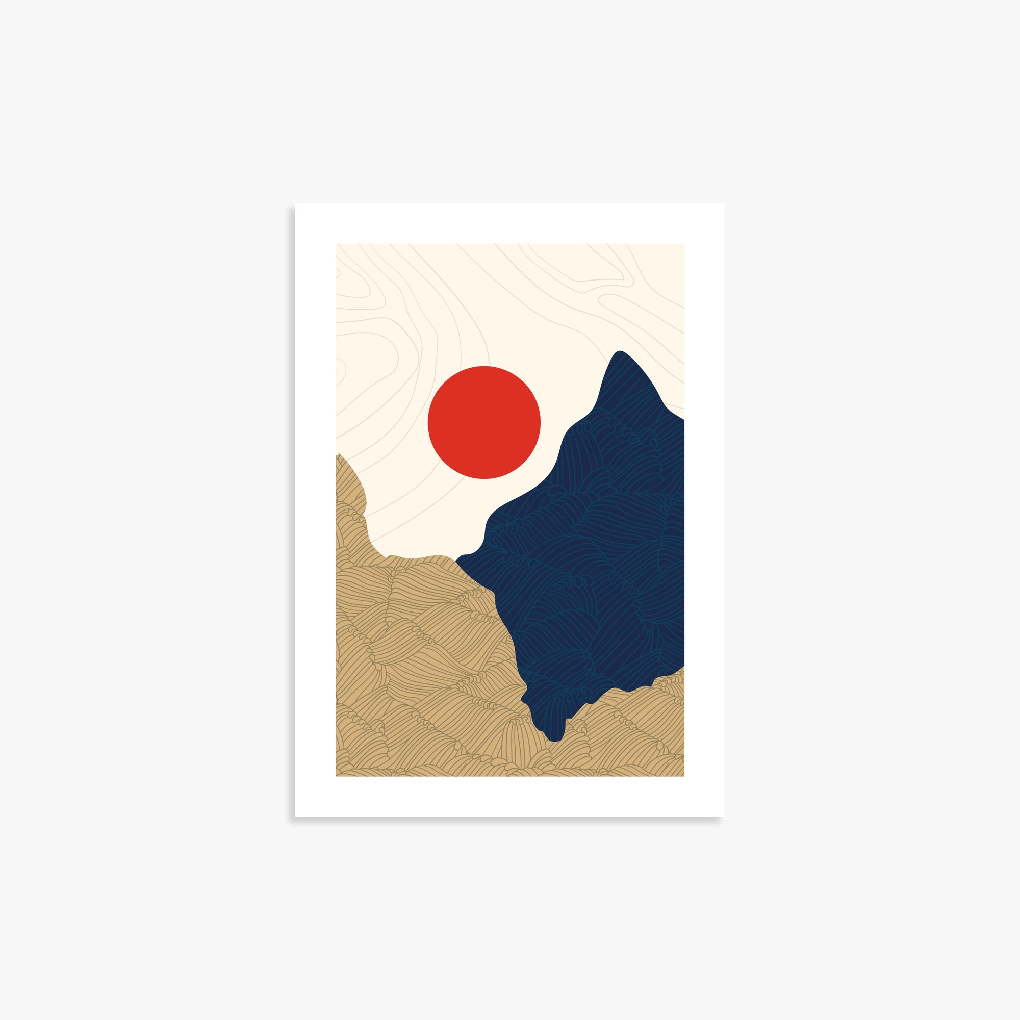 Sacred Gate Sunrise, 21x30cm Poster Unframed