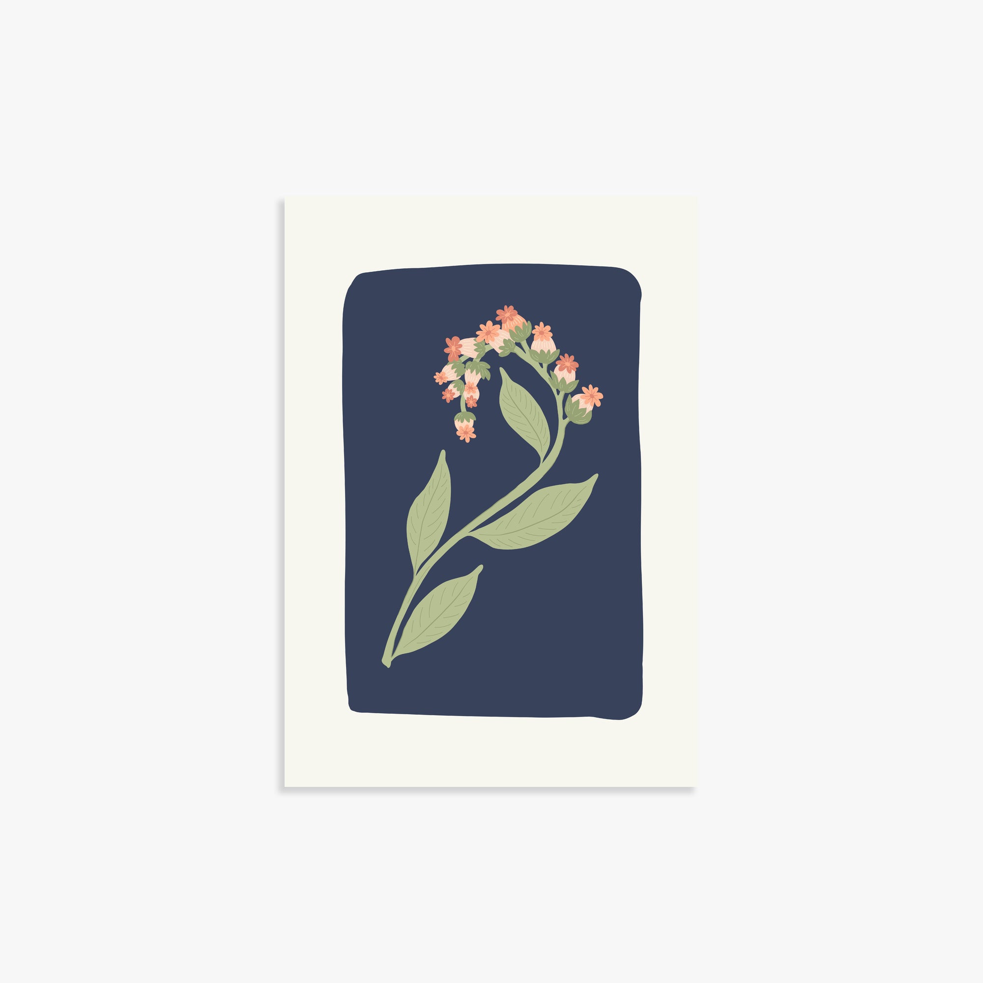 Midnight Bloom, 21x30cm Poster Unframed