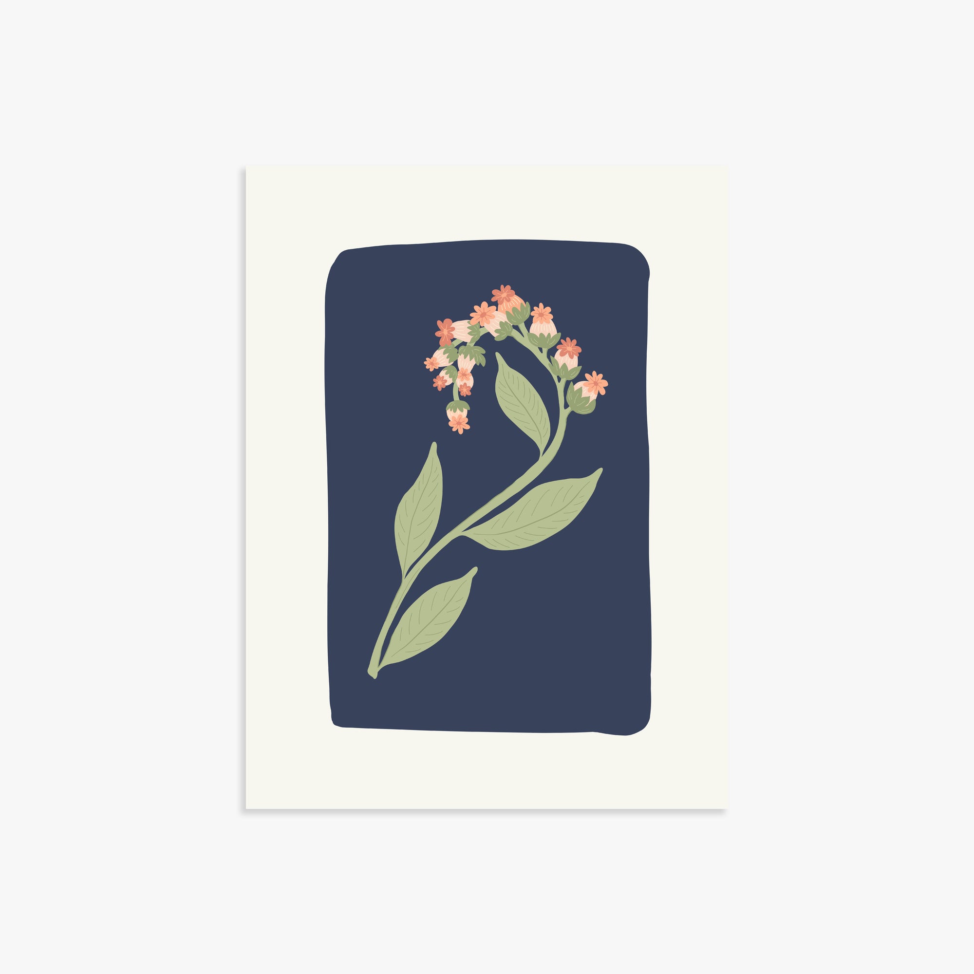 Midnight Bloom, 30x40cm Poster Unframed