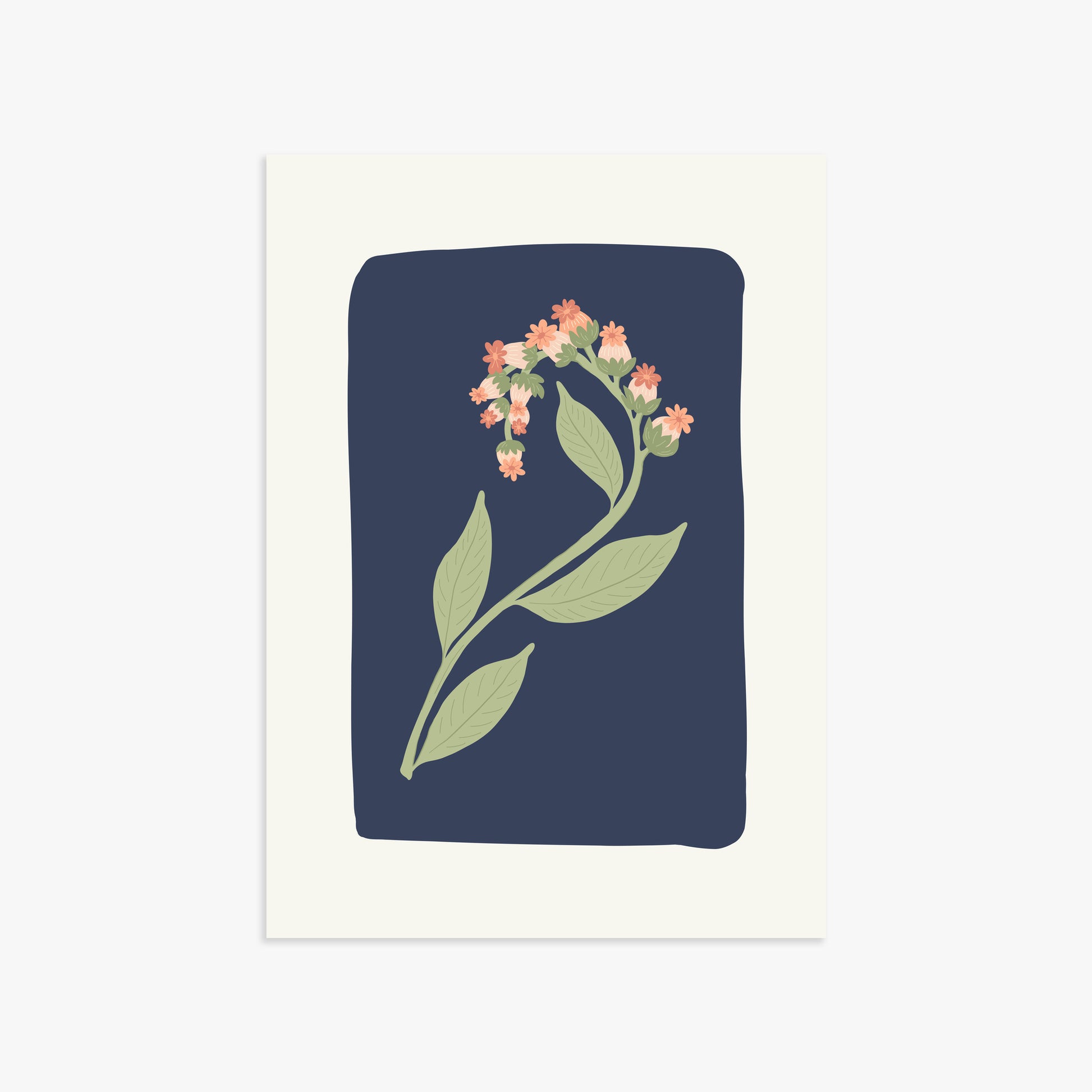 Midnight Bloom, 50x70cm Poster Unframed
