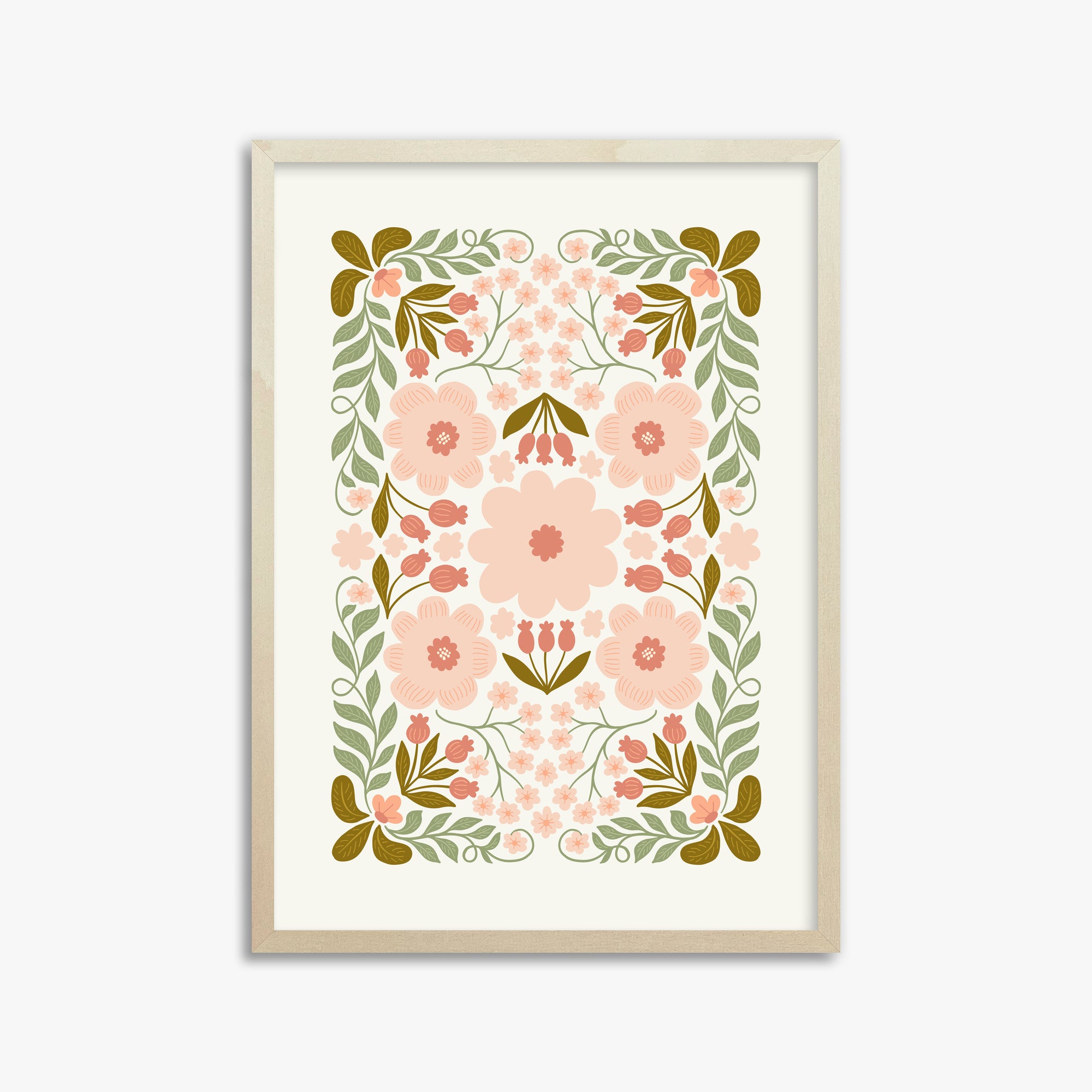 Ghirlanda di fiori di pesco