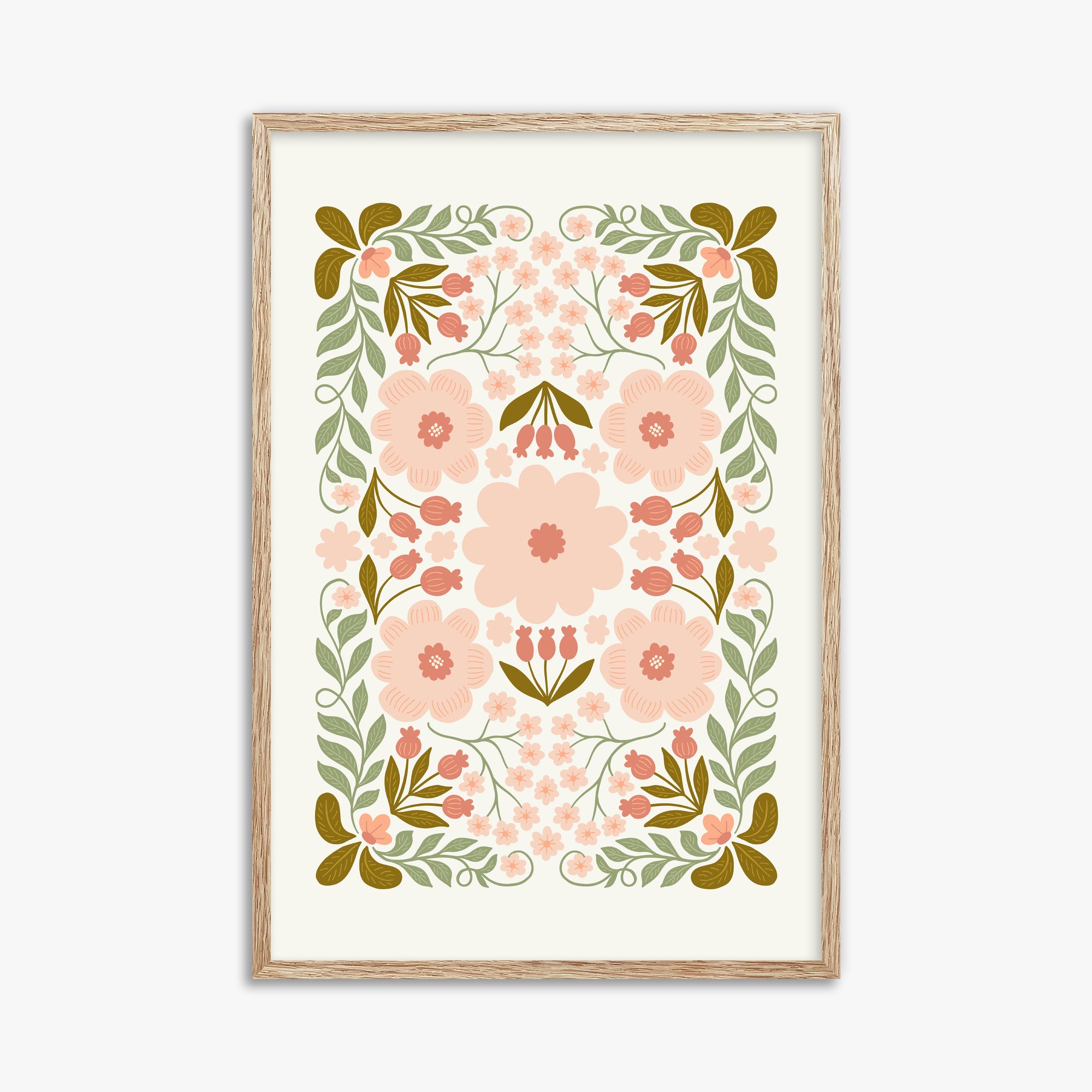 Ghirlanda di fiori di pesco