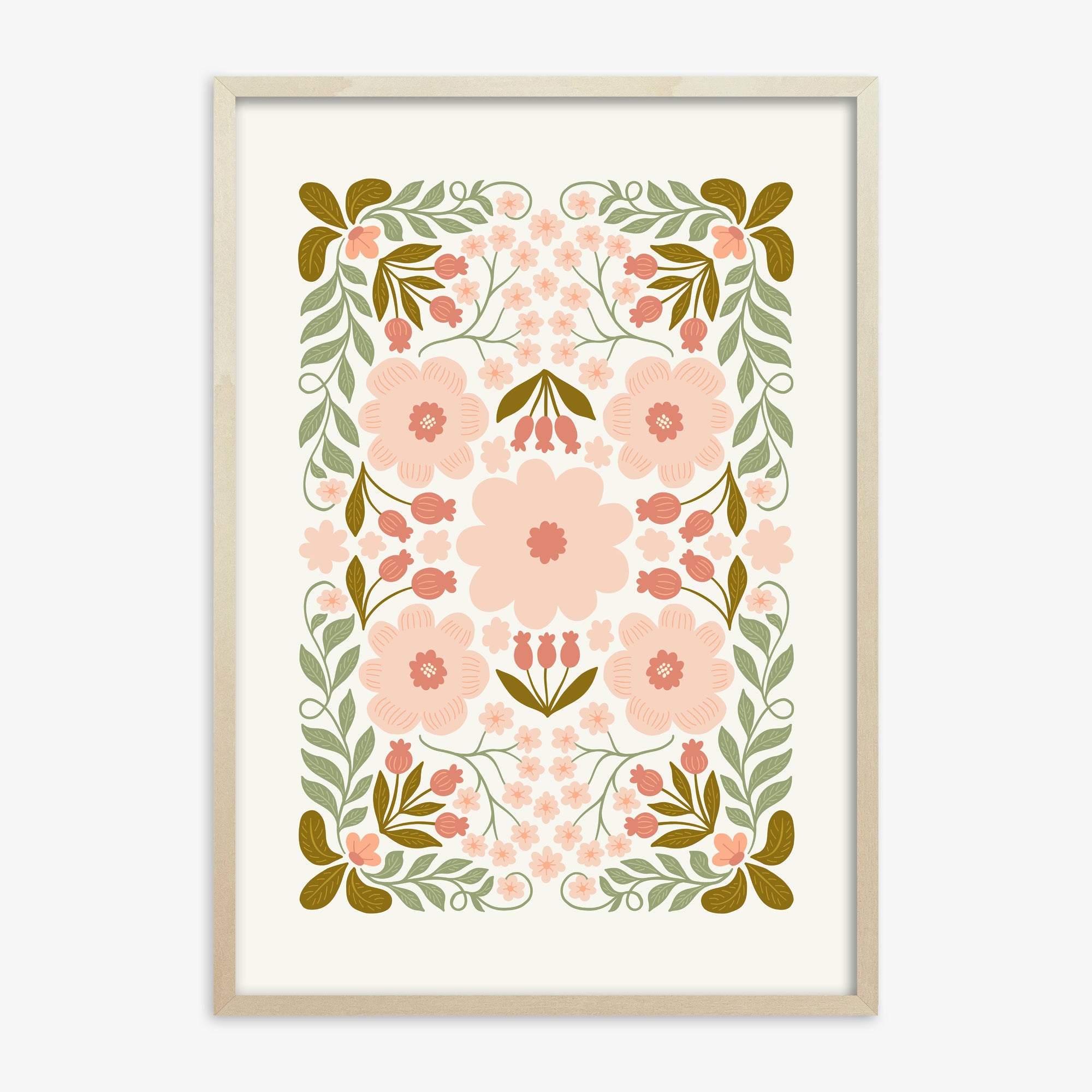 Ghirlanda di fiori di pesco