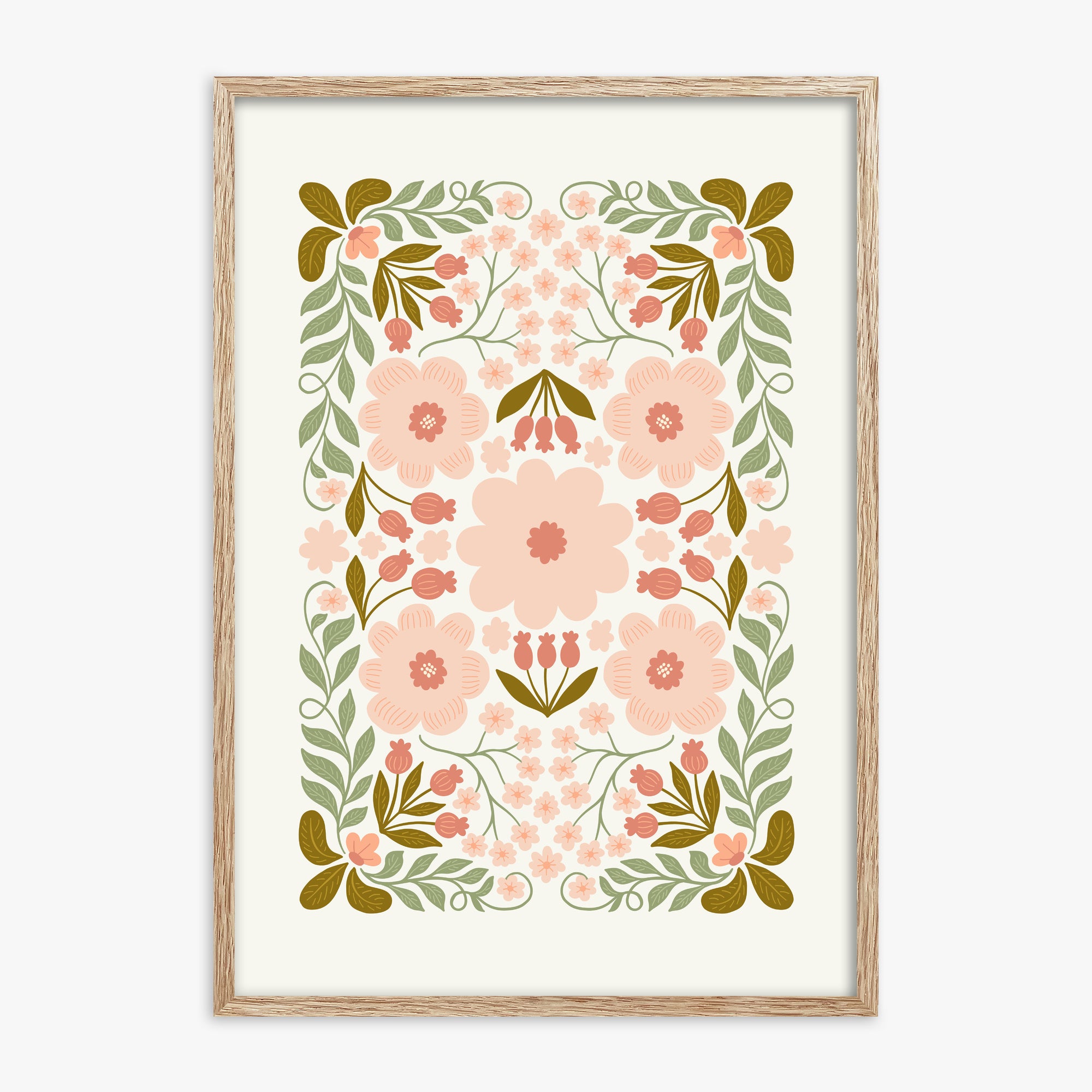 Ghirlanda di fiori di pesco