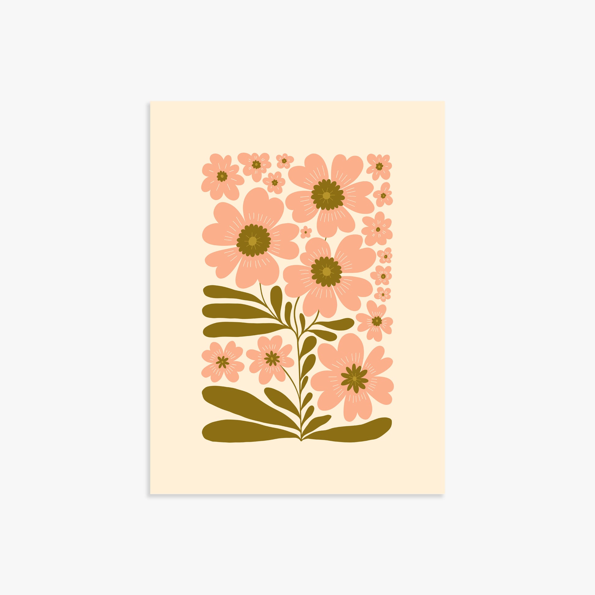 Blooming Folklore, 30x40cm Poster Unframed