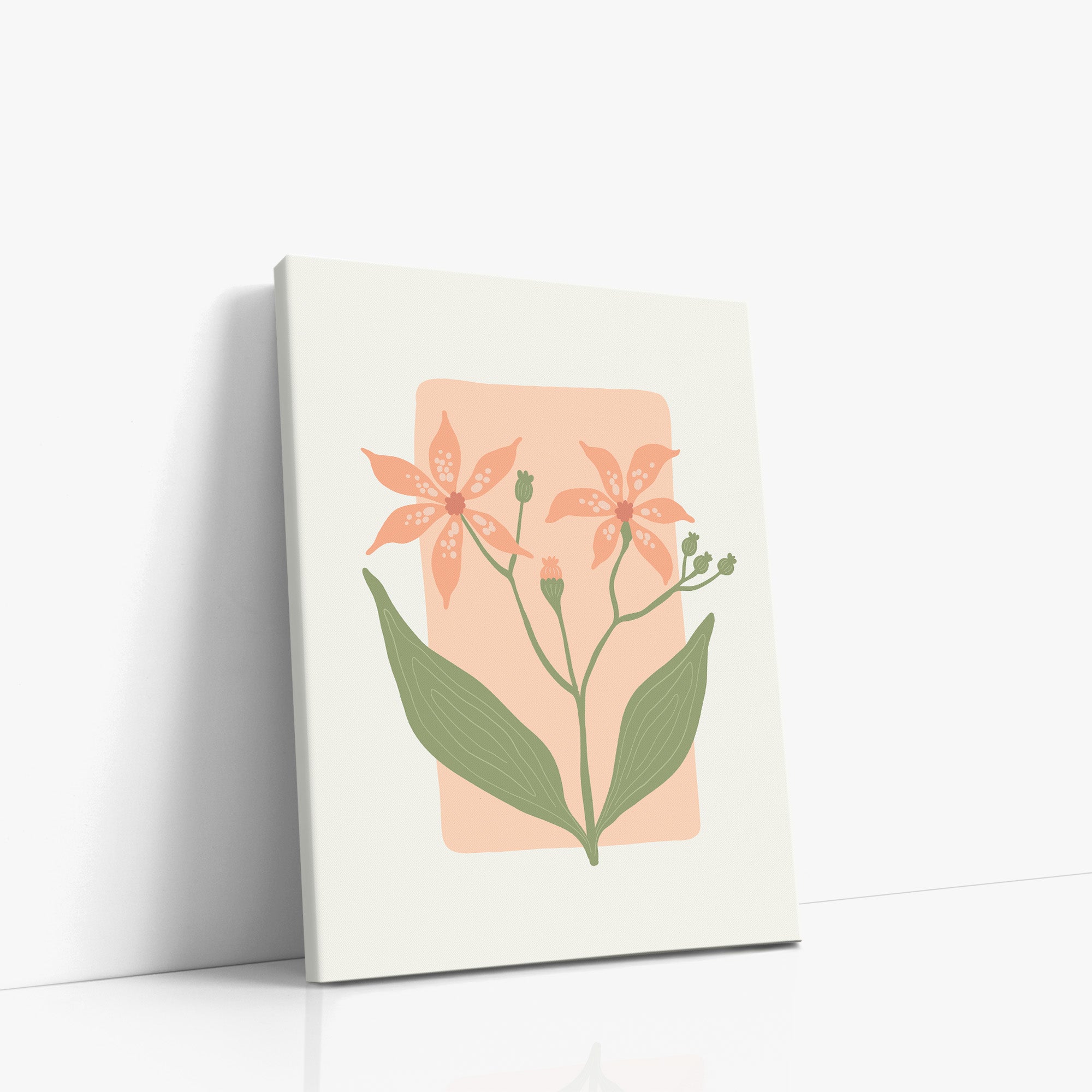 Peach Lily Blooms