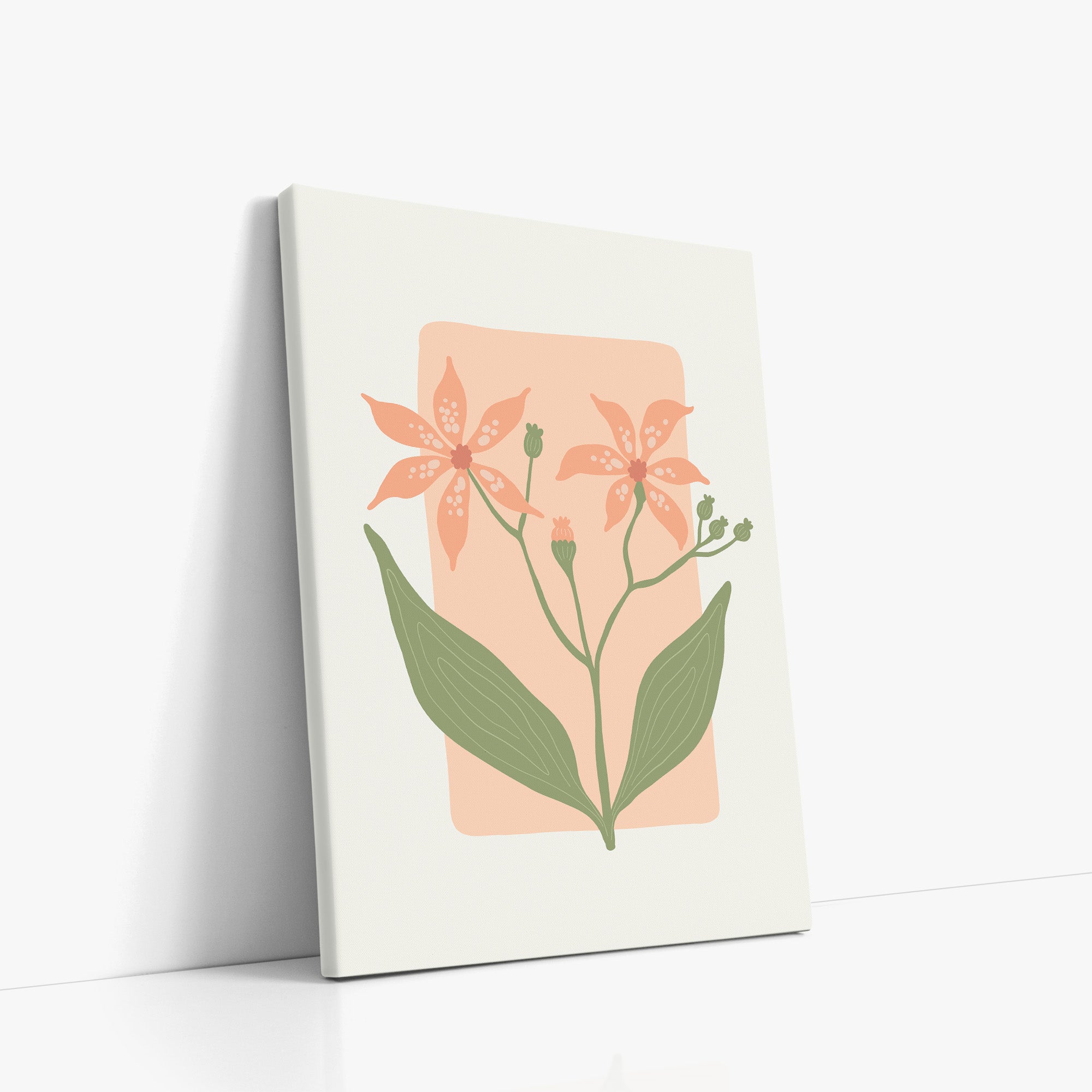 Peach Lily Blooms