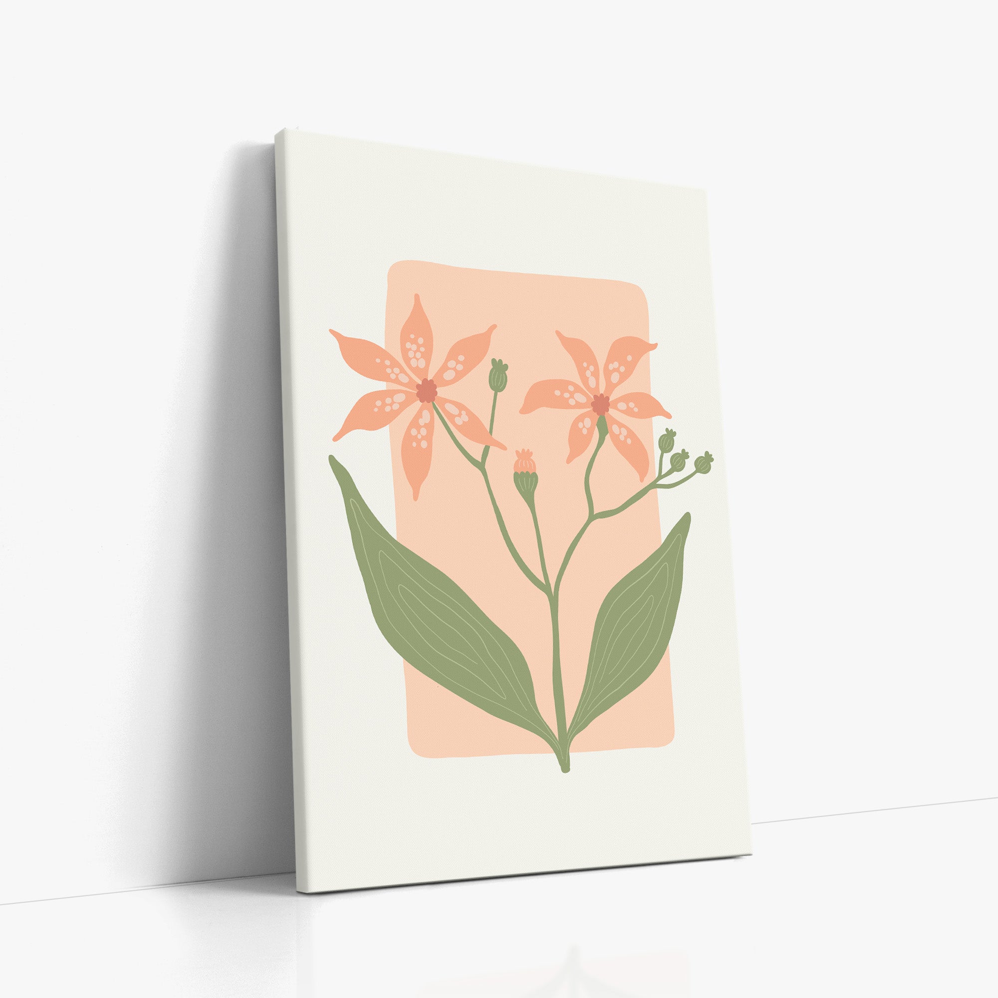 Peach Lily Blooms