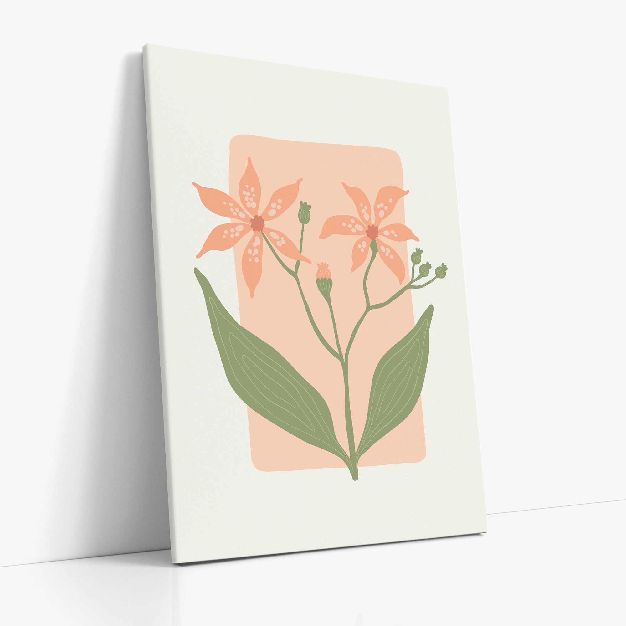 Peach Lily Blooms
