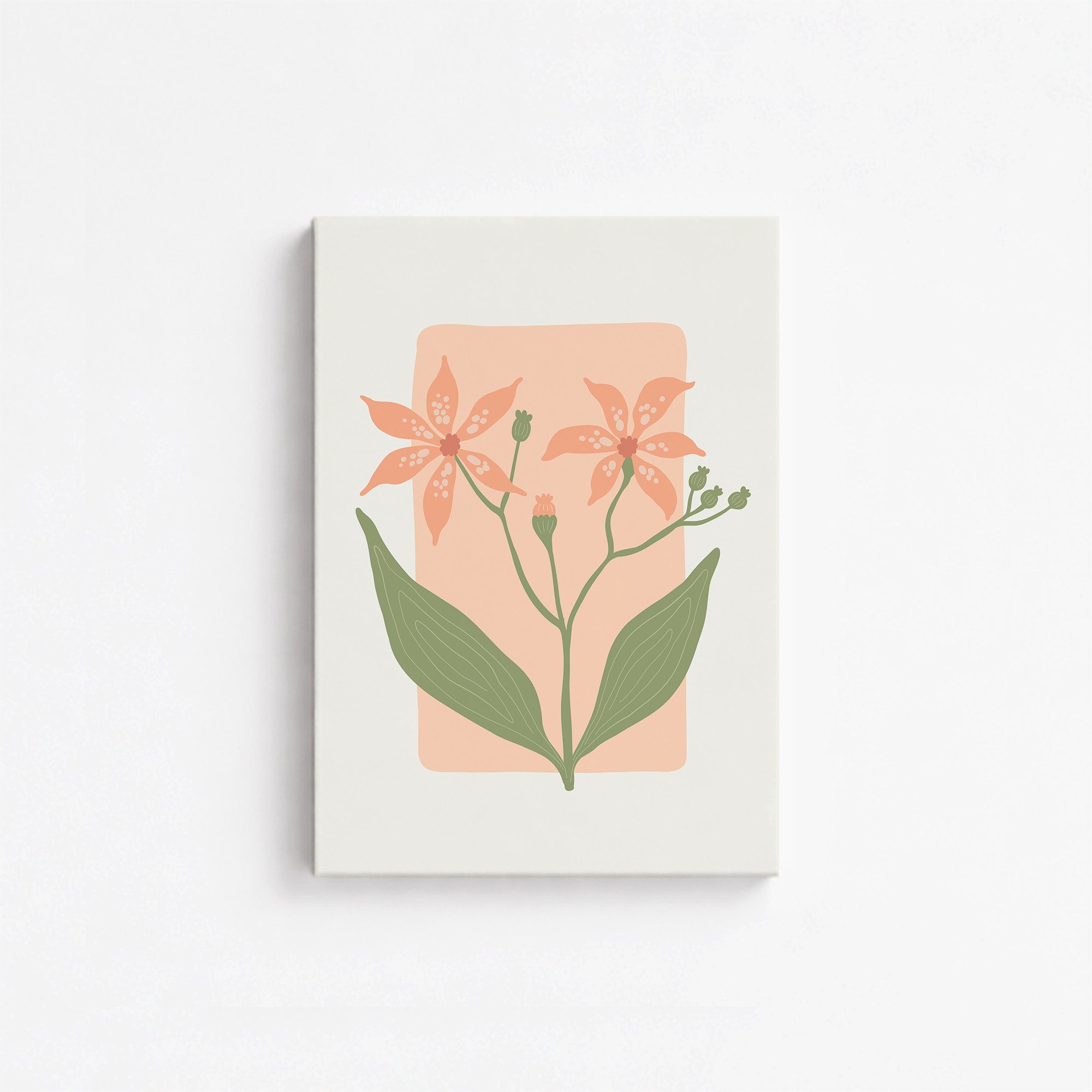 Peach Lily Blooms