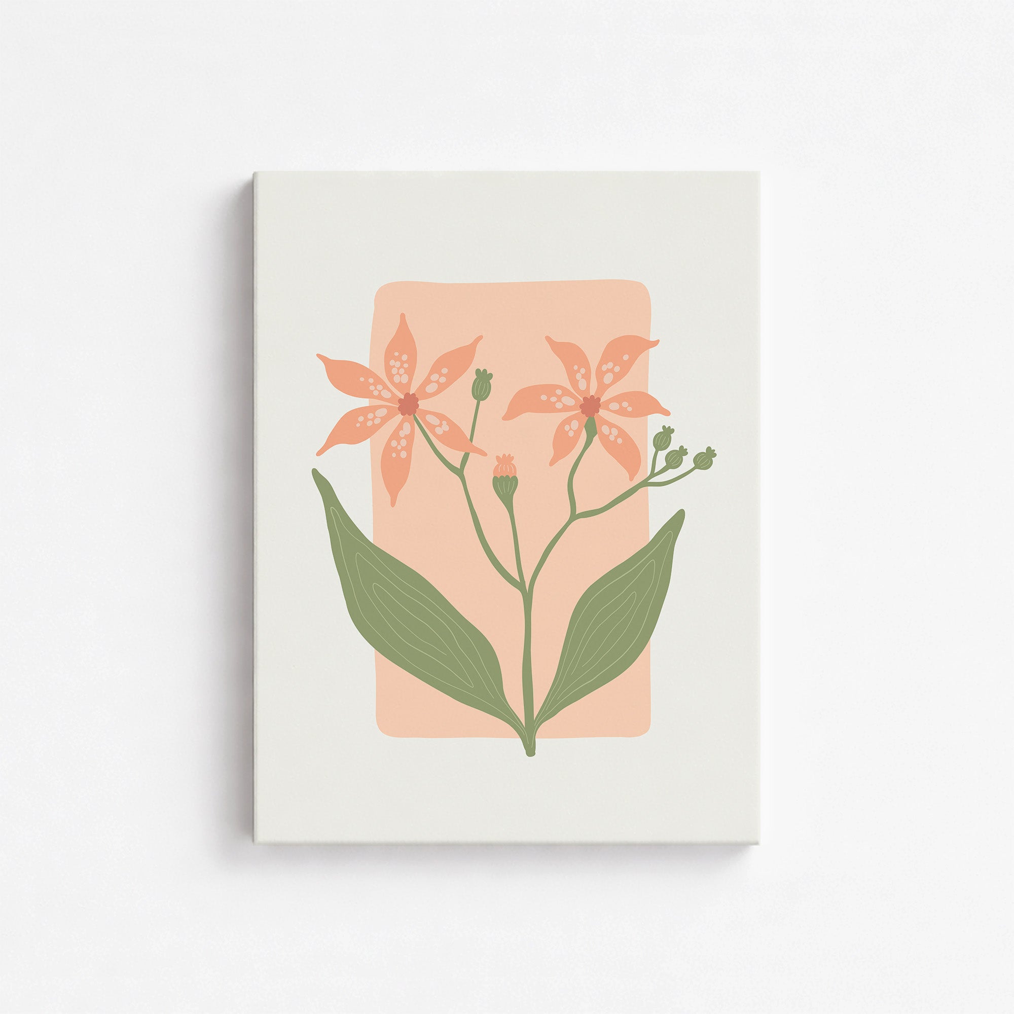 Peach Lily Blooms