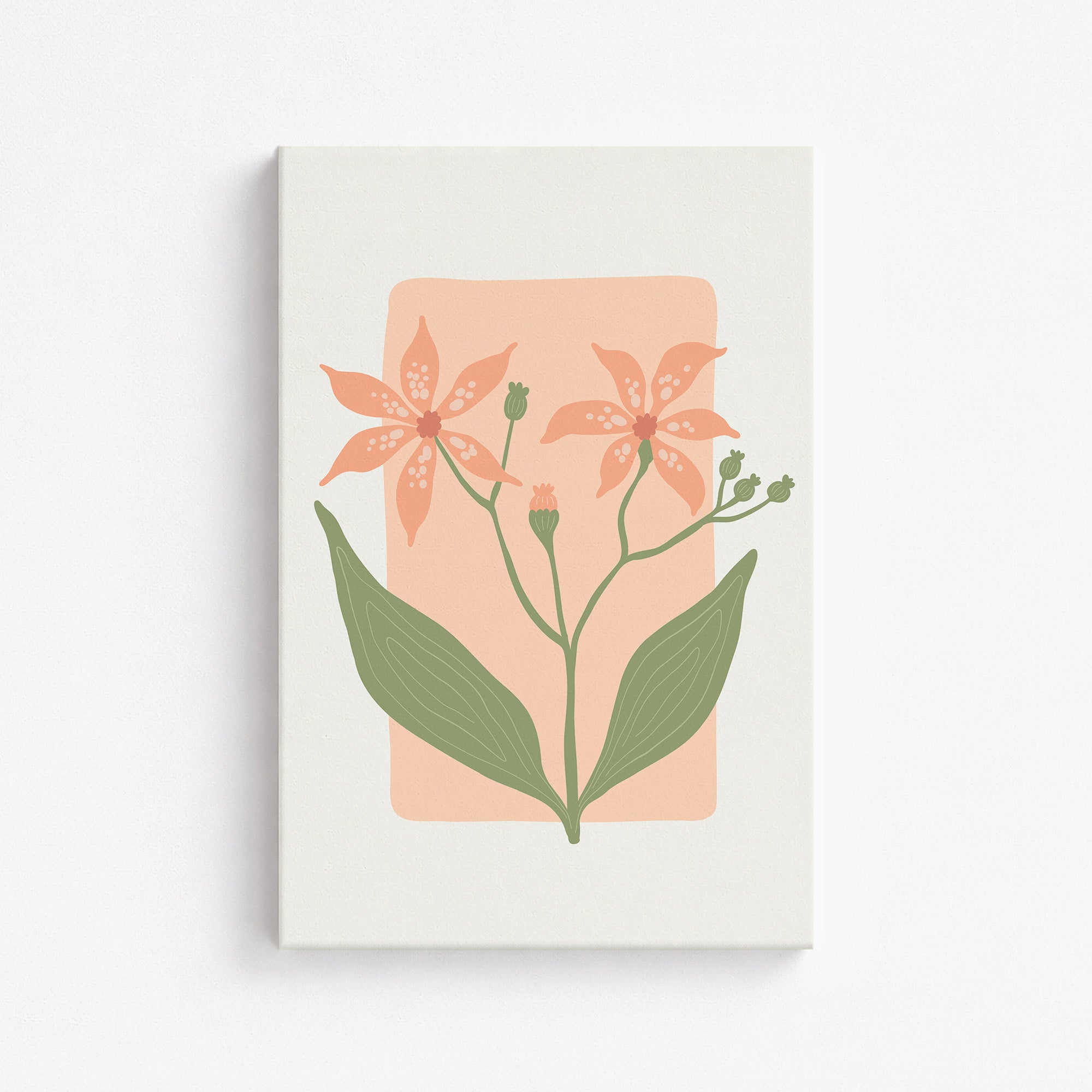 Peach Lily Blooms