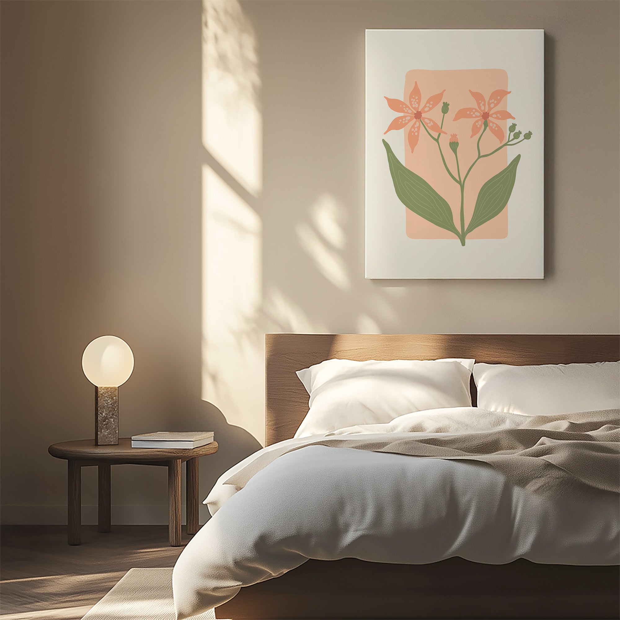 Peach Lily Blooms