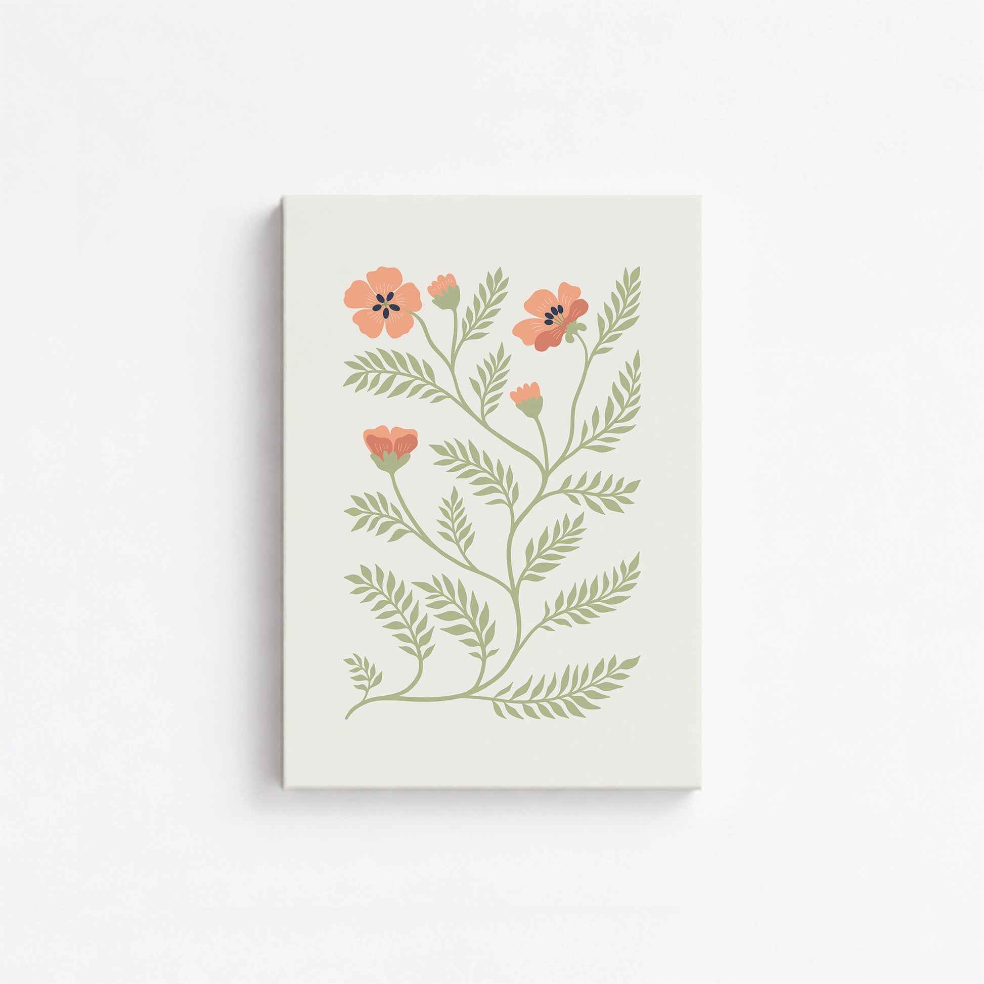 Verdant Sprig, 21x30cm Satin Canvas Poster