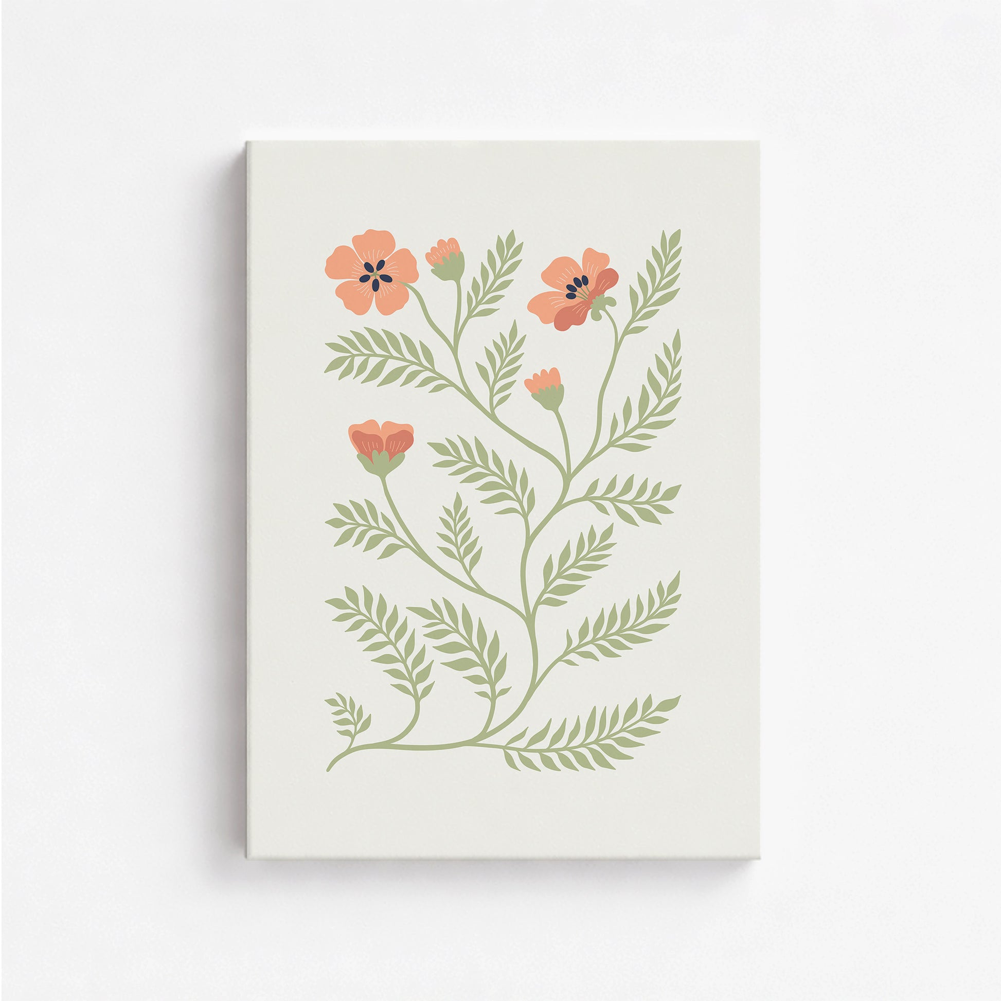 Verdant Sprig, 50x70cm Satin Canvas Poster