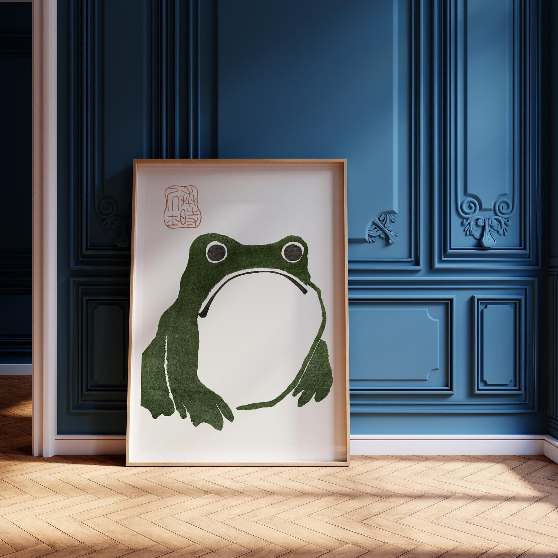 Design concept No. 12 for Matsumoto Hoji: The Toad Japanese Wall Art