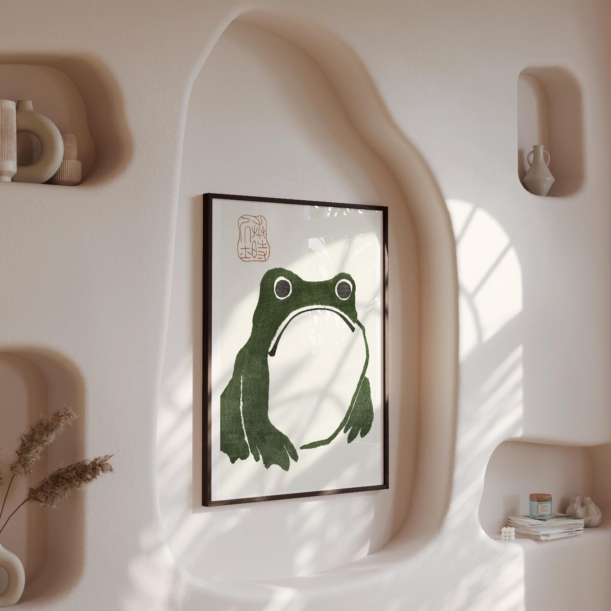 Design concept No. 13 for Matsumoto Hoji: The Toad Japanese Wall Art
