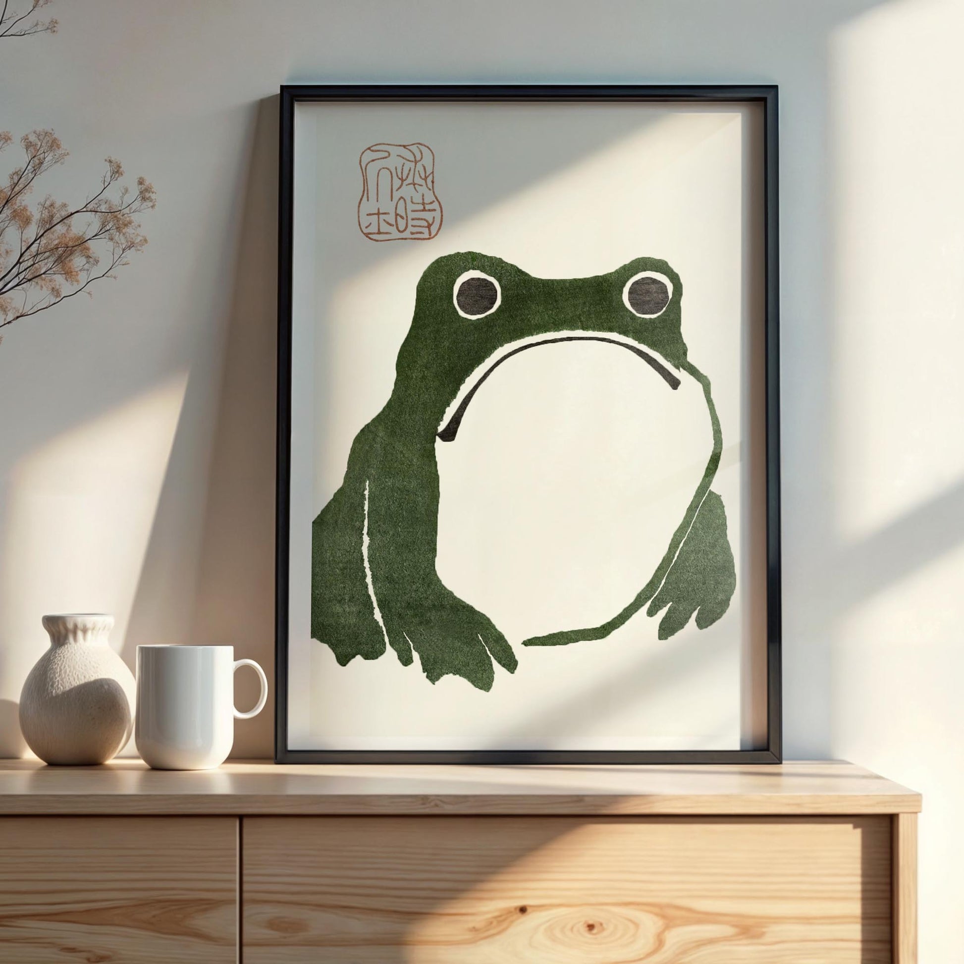 Design concept No. 22 for Matsumoto Hoji: The Toad Japanese Wall Art
