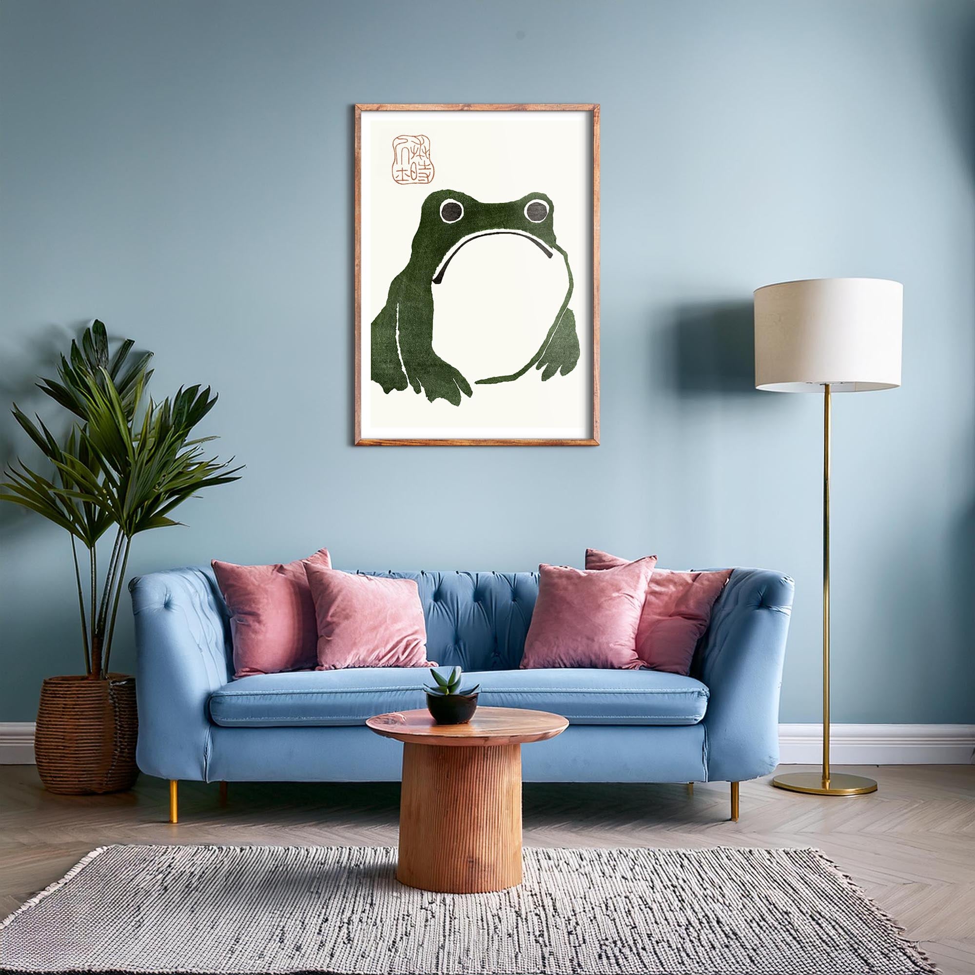 Design concept No. 28 for Matsumoto Hoji: The Toad Japanese Wall Art