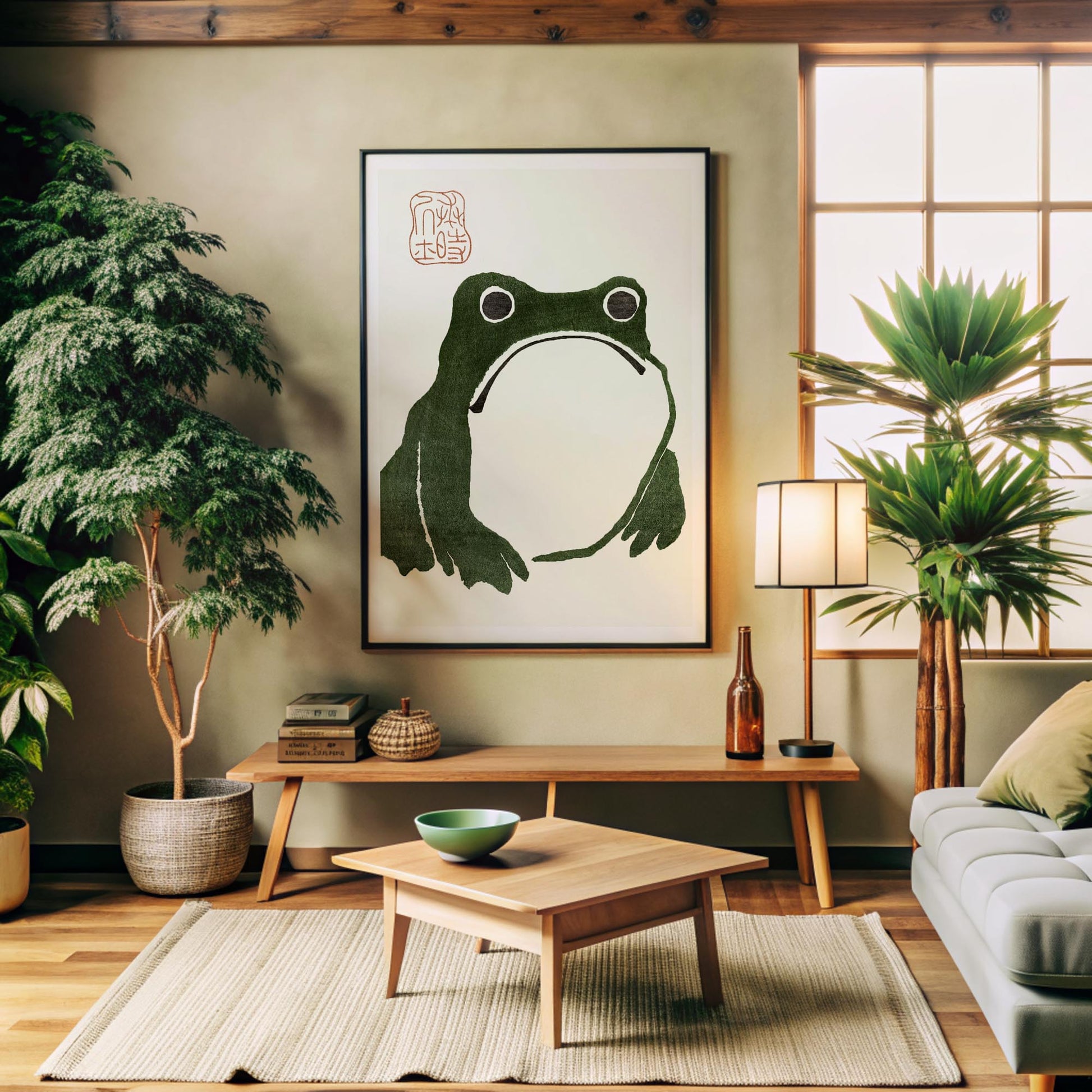 Design concept No. 32 for Matsumoto Hoji: The Toad Japanese Wall Art