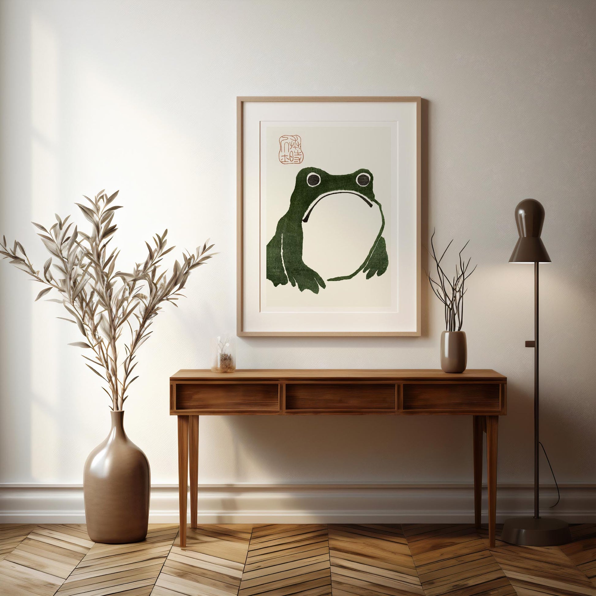Design concept No. 37 for Matsumoto Hoji: The Toad Japanese Wall Art