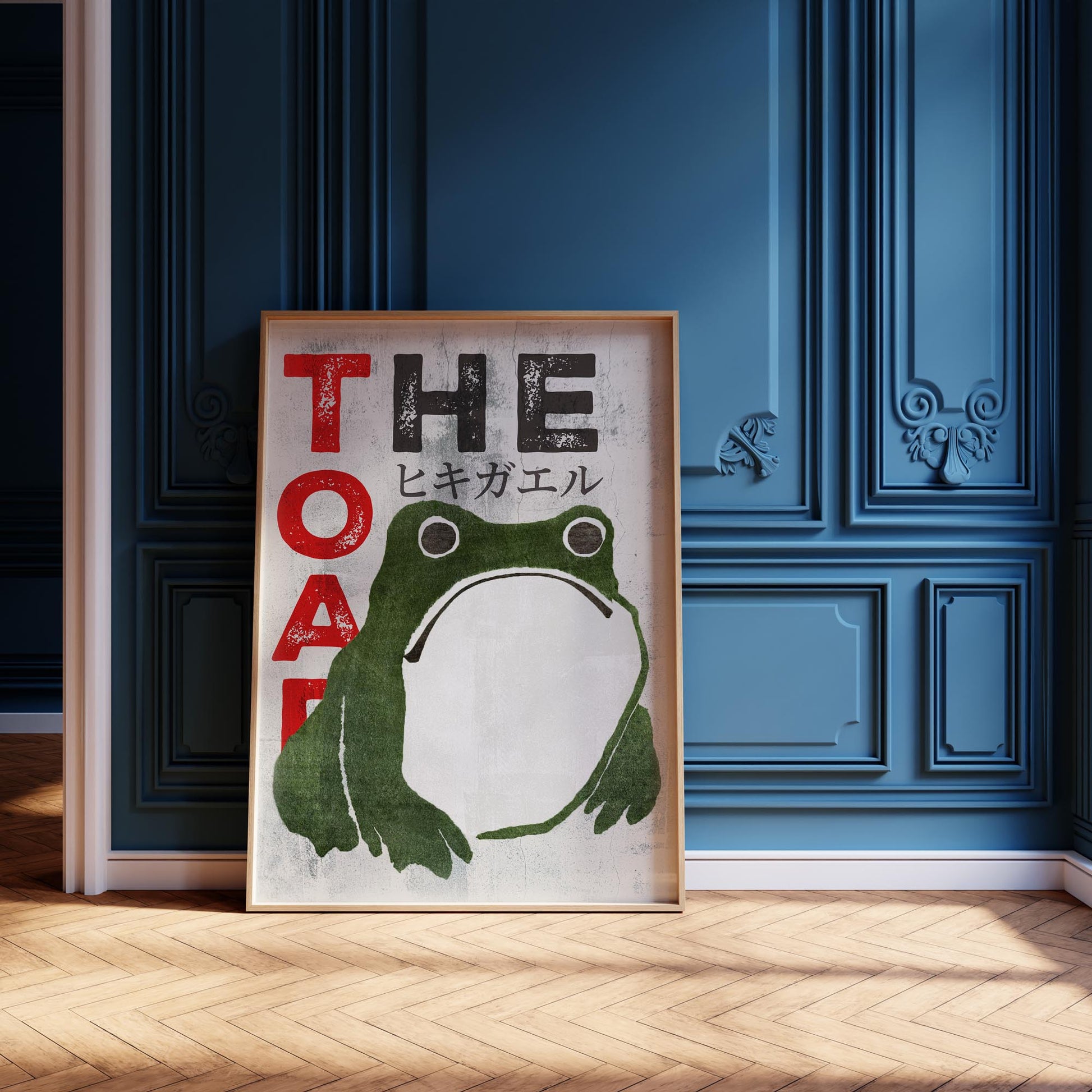 Design concept No. 12 for Matsumoto Hoji: The Toad - Streetart-Style Japanese Wall Art