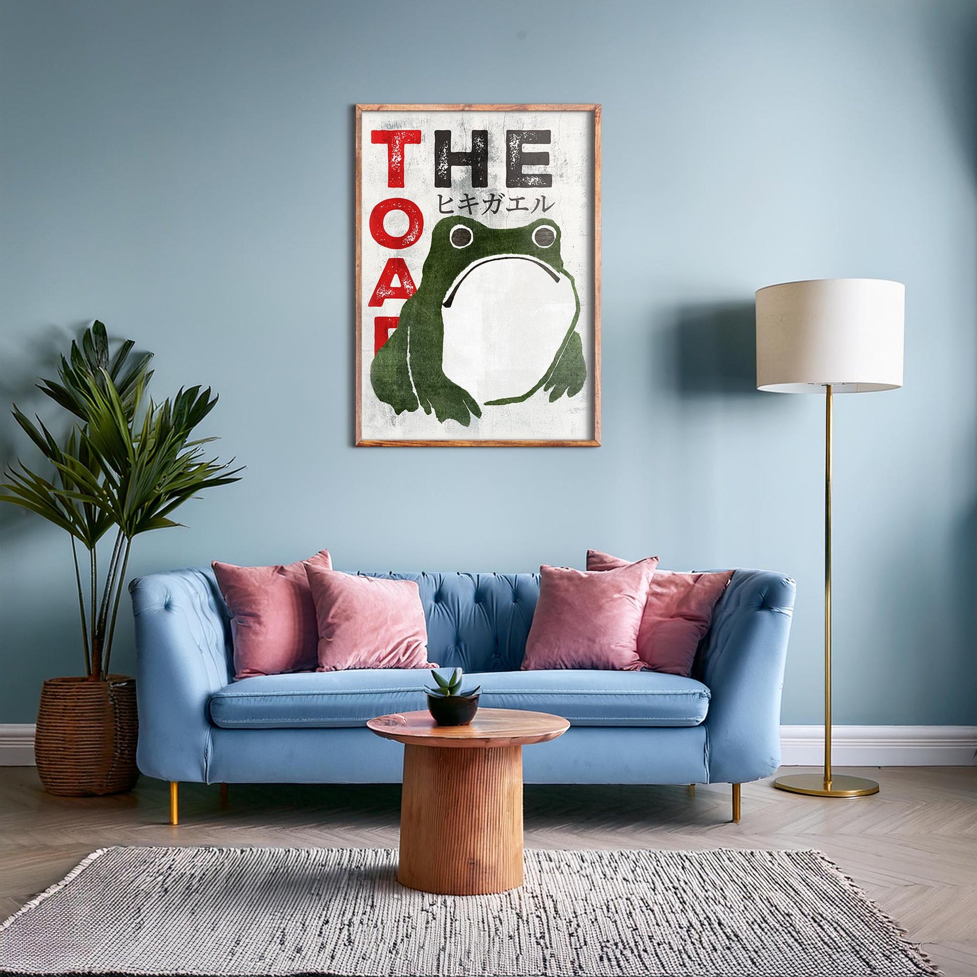 Design concept No. 28 for Matsumoto Hoji: The Toad - Streetart-Style Japanese Wall Art