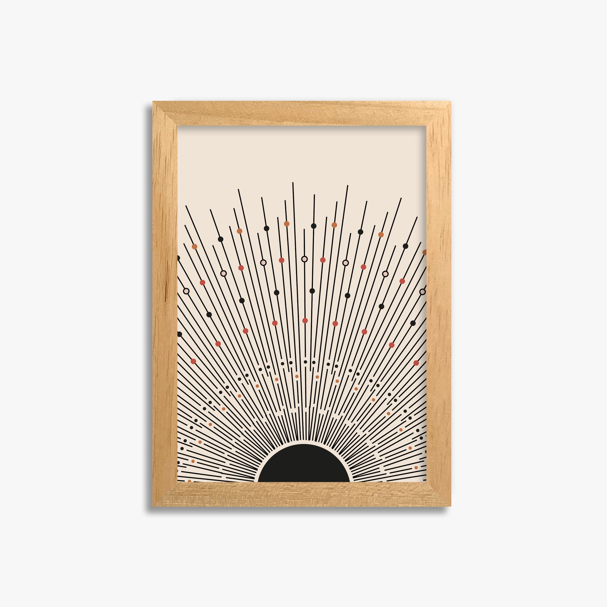 Cosmic Radiance, 21x30cm Framed Poster With Oak Frame