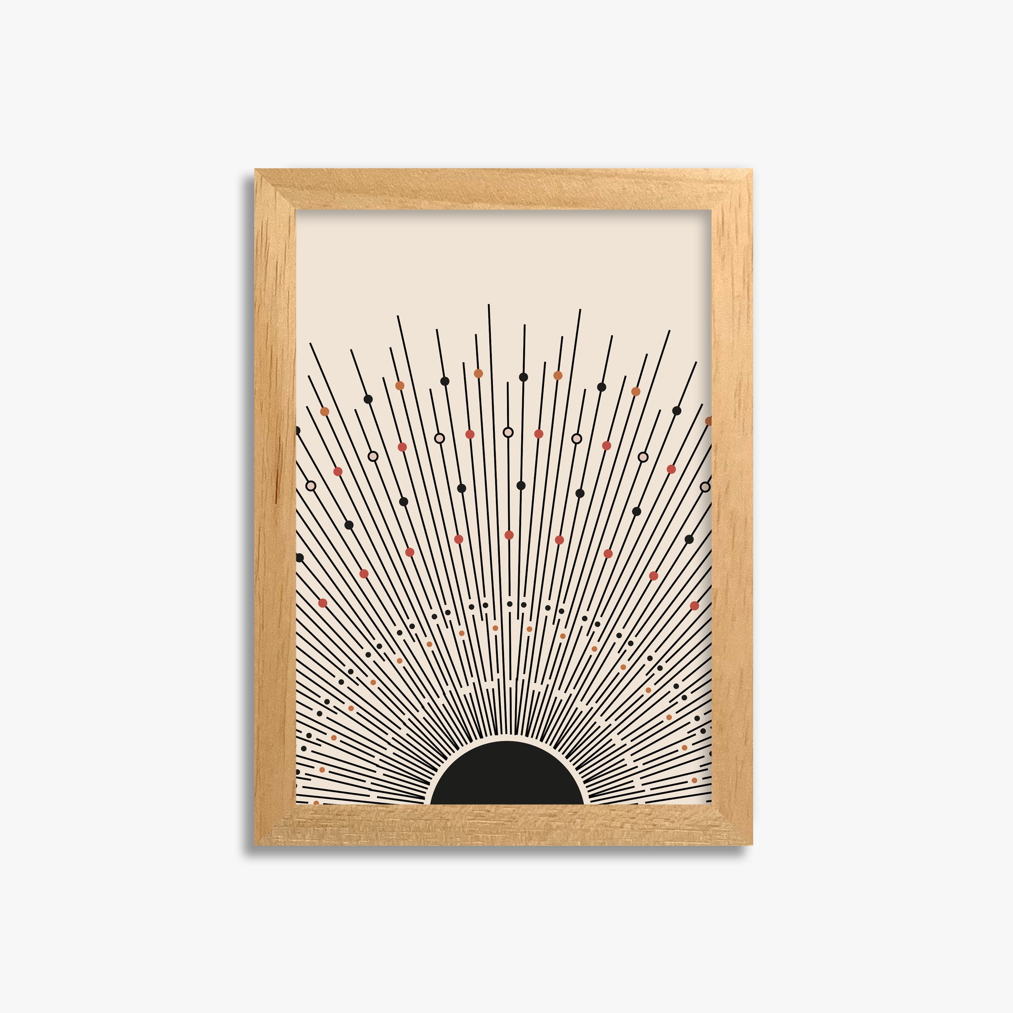 Cosmic Radiance, 21x30cm Framed Poster With Oak Frame