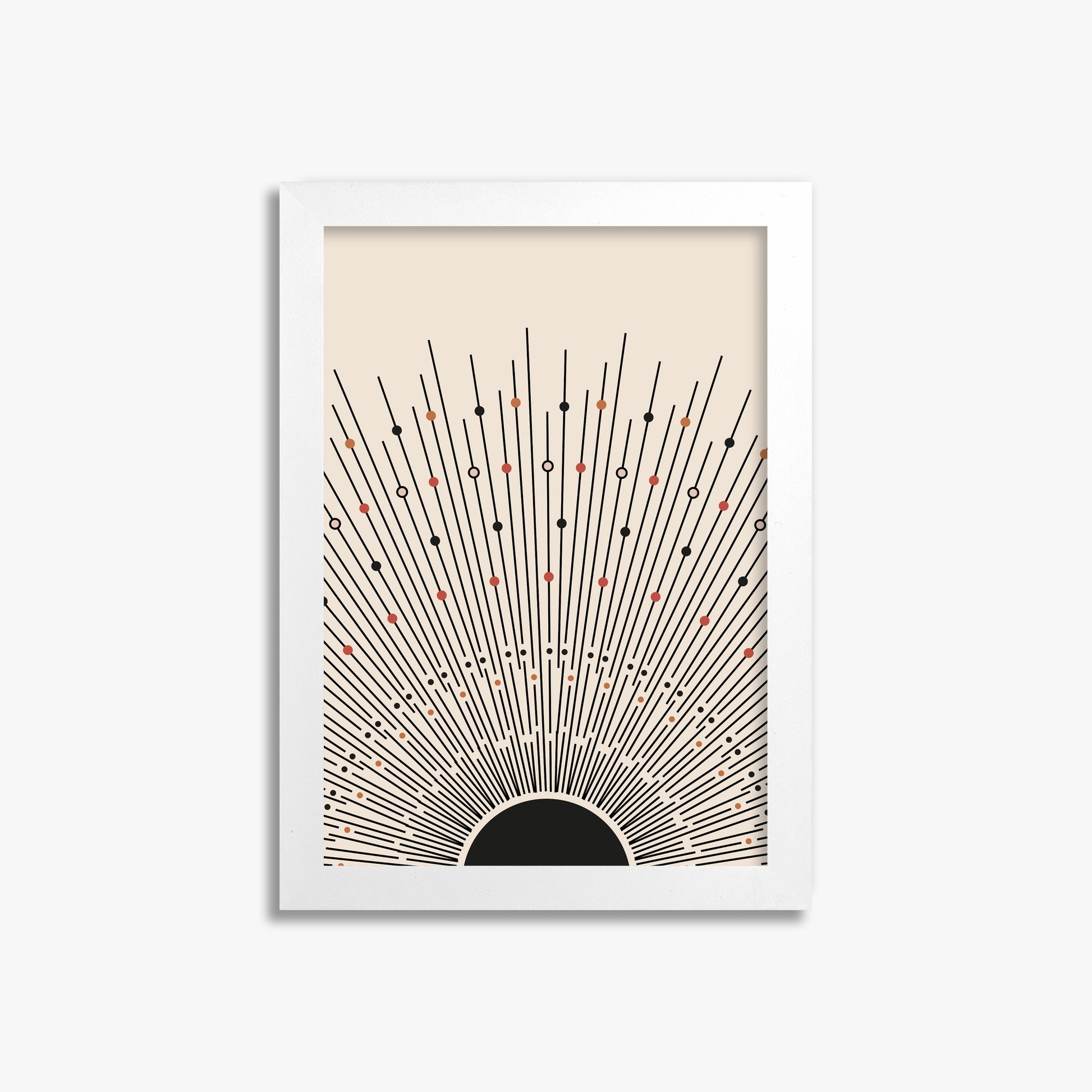 Cosmic Radiance, 21x30cm Framed Poster With White Frame