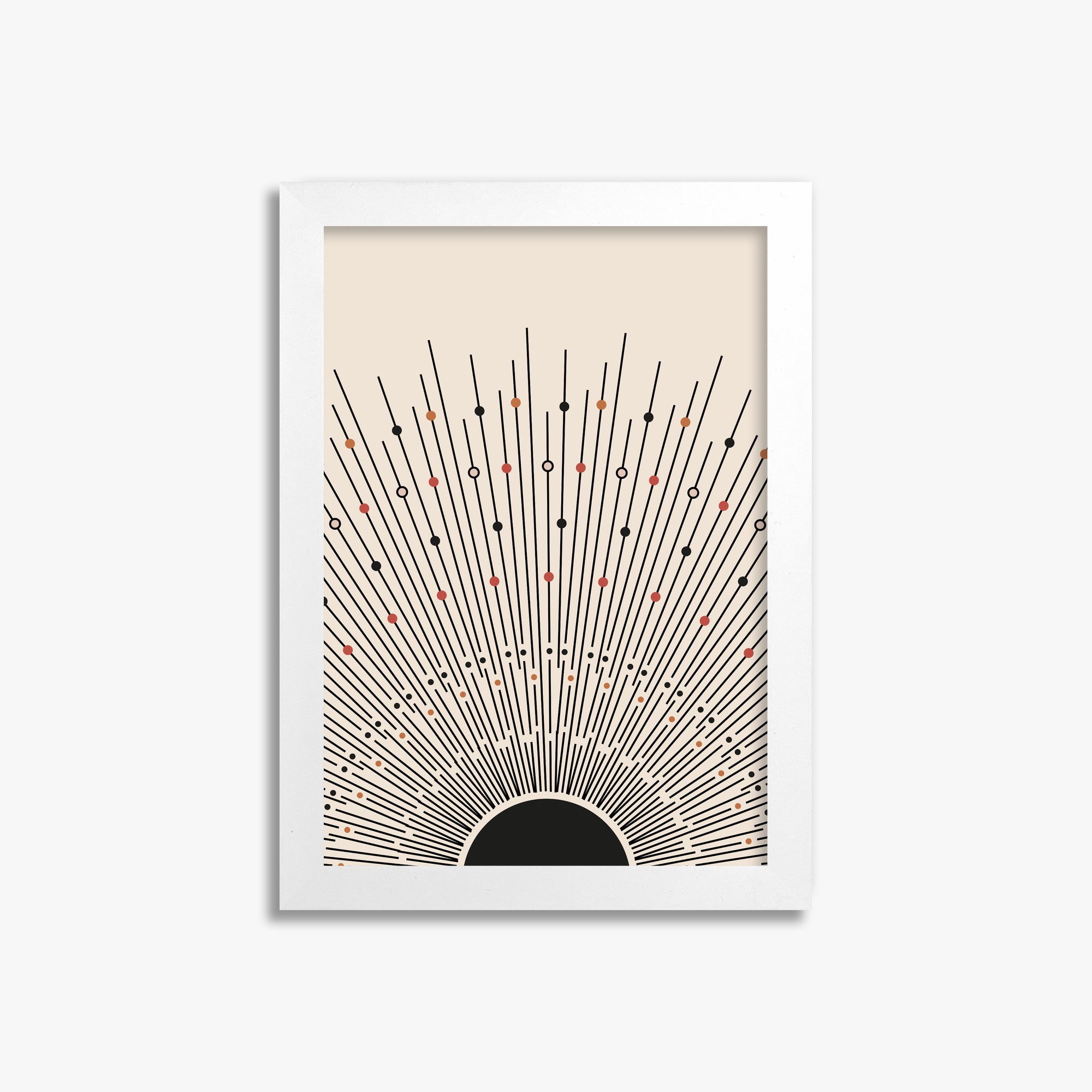 Cosmic Radiance, 21x30cm Framed Poster With White Frame