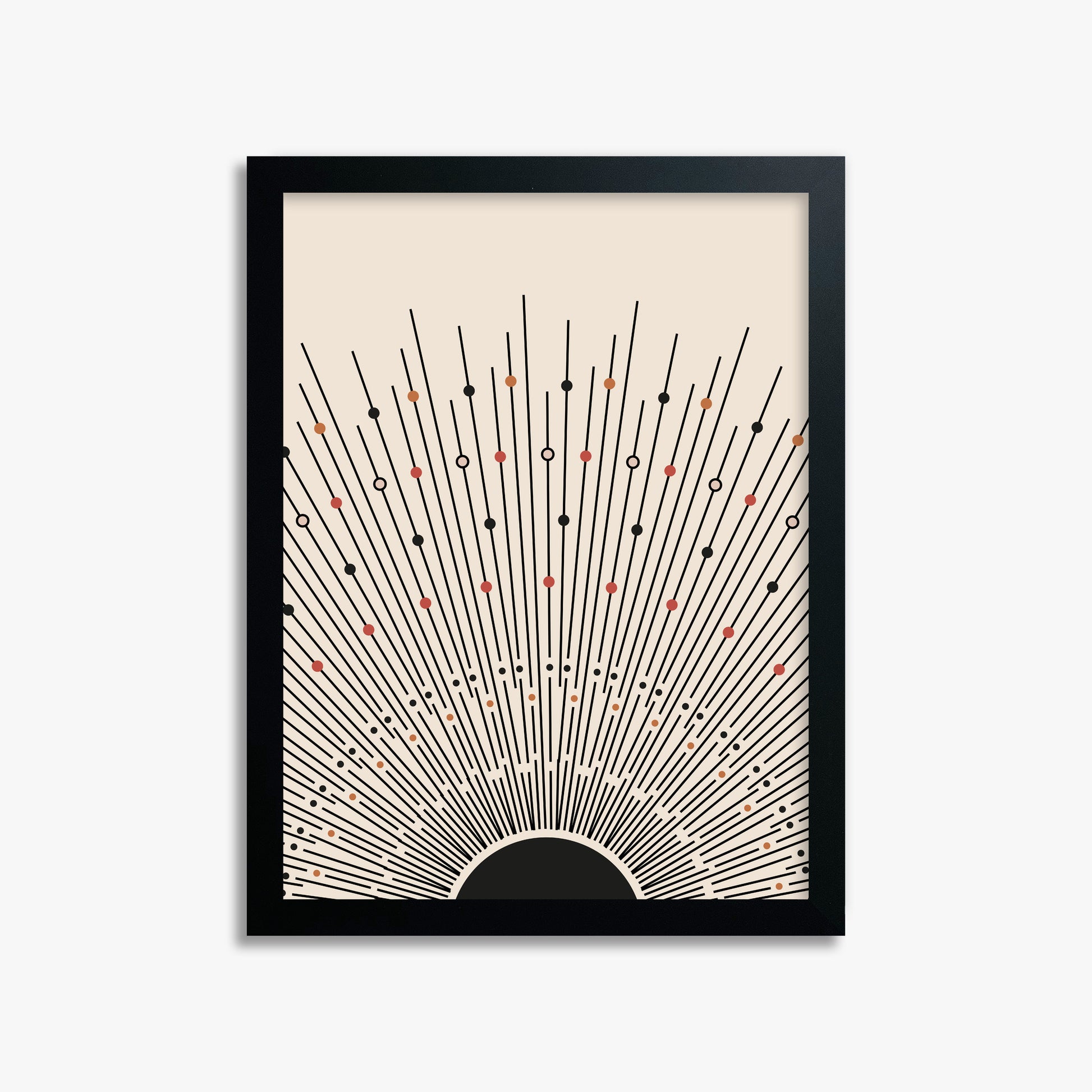 Cosmic Radiance, 30x40cm Framed Poster With Black Frame