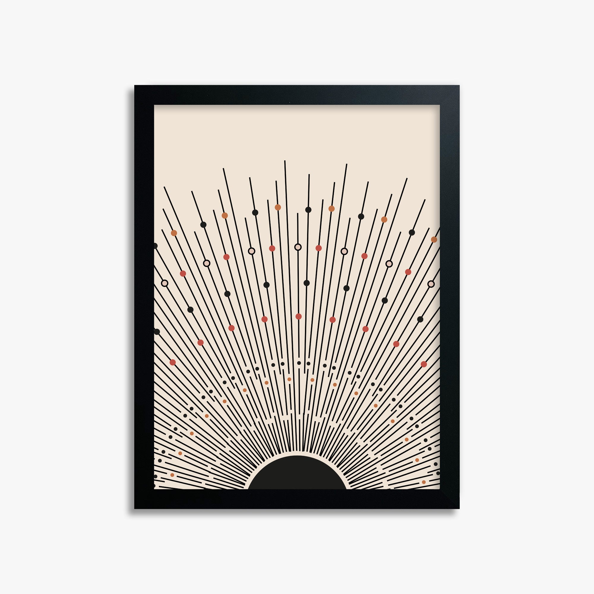 Cosmic Radiance, 30x40cm Framed Poster With Black Frame