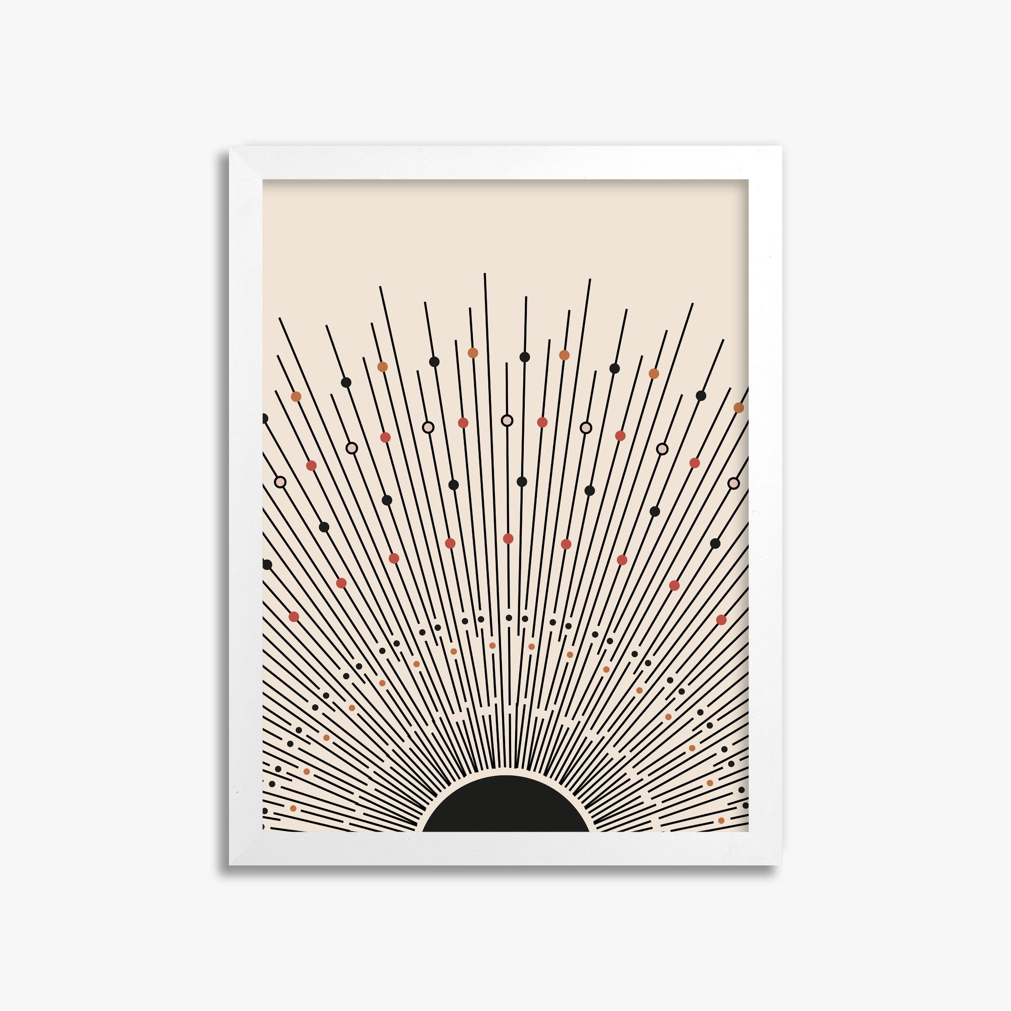 Cosmic Radiance, 30x40cm Framed Poster With White Frame