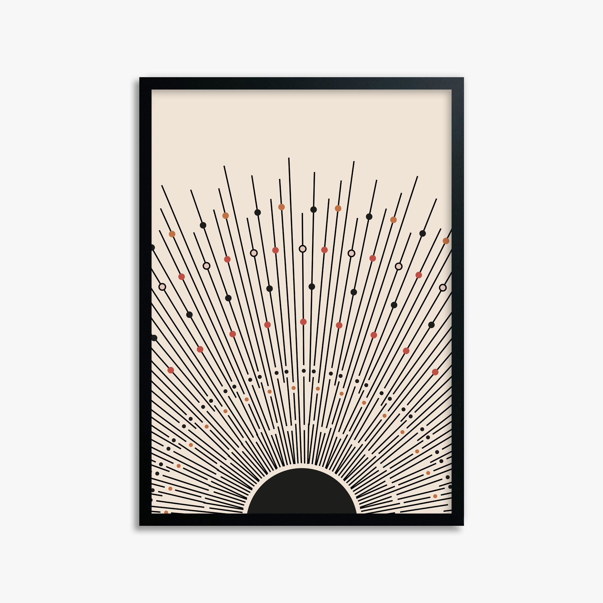 Cosmic Radiance, 50x70cm Framed Poster With Black Frame