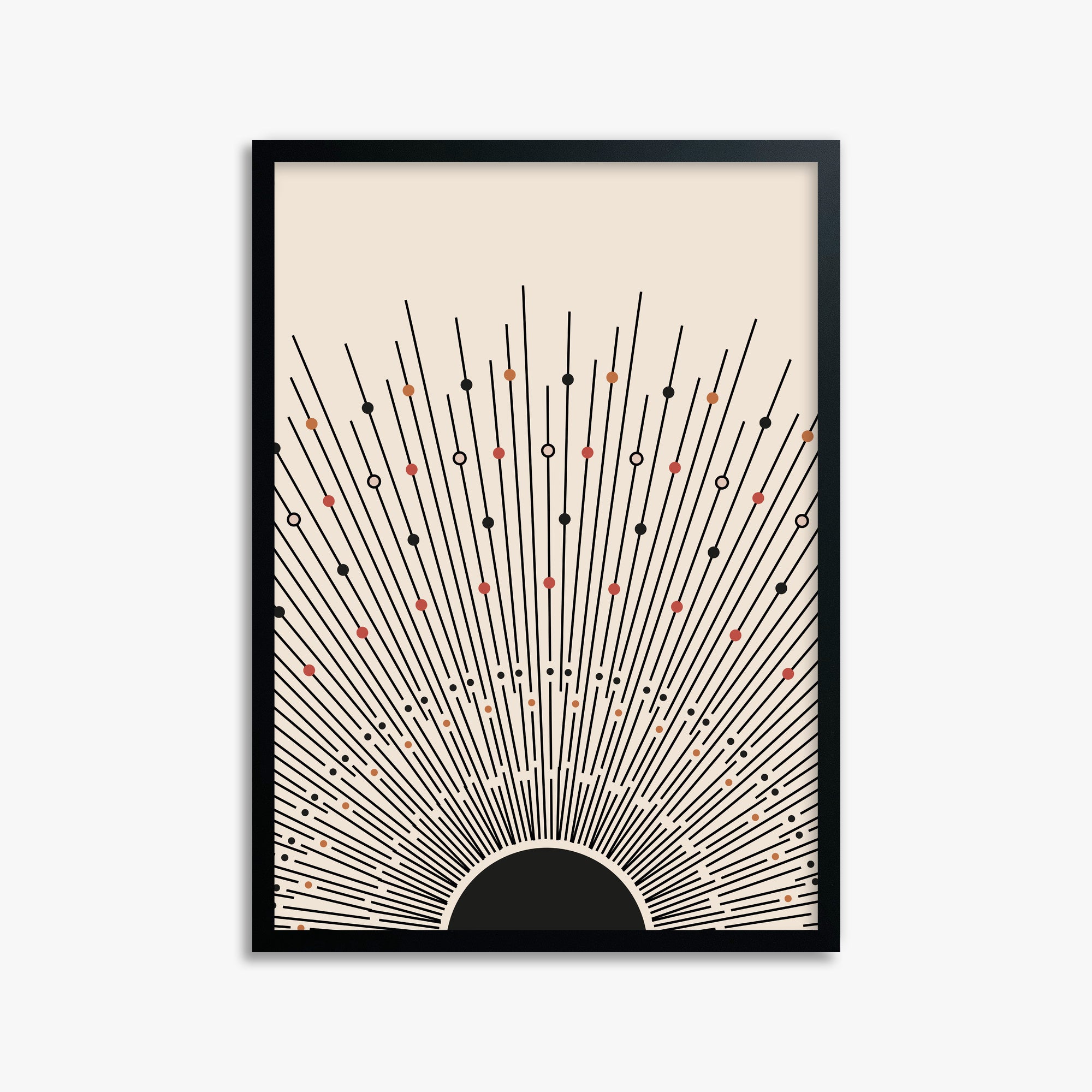 Cosmic Radiance, 50x70cm Framed Poster With Black Frame