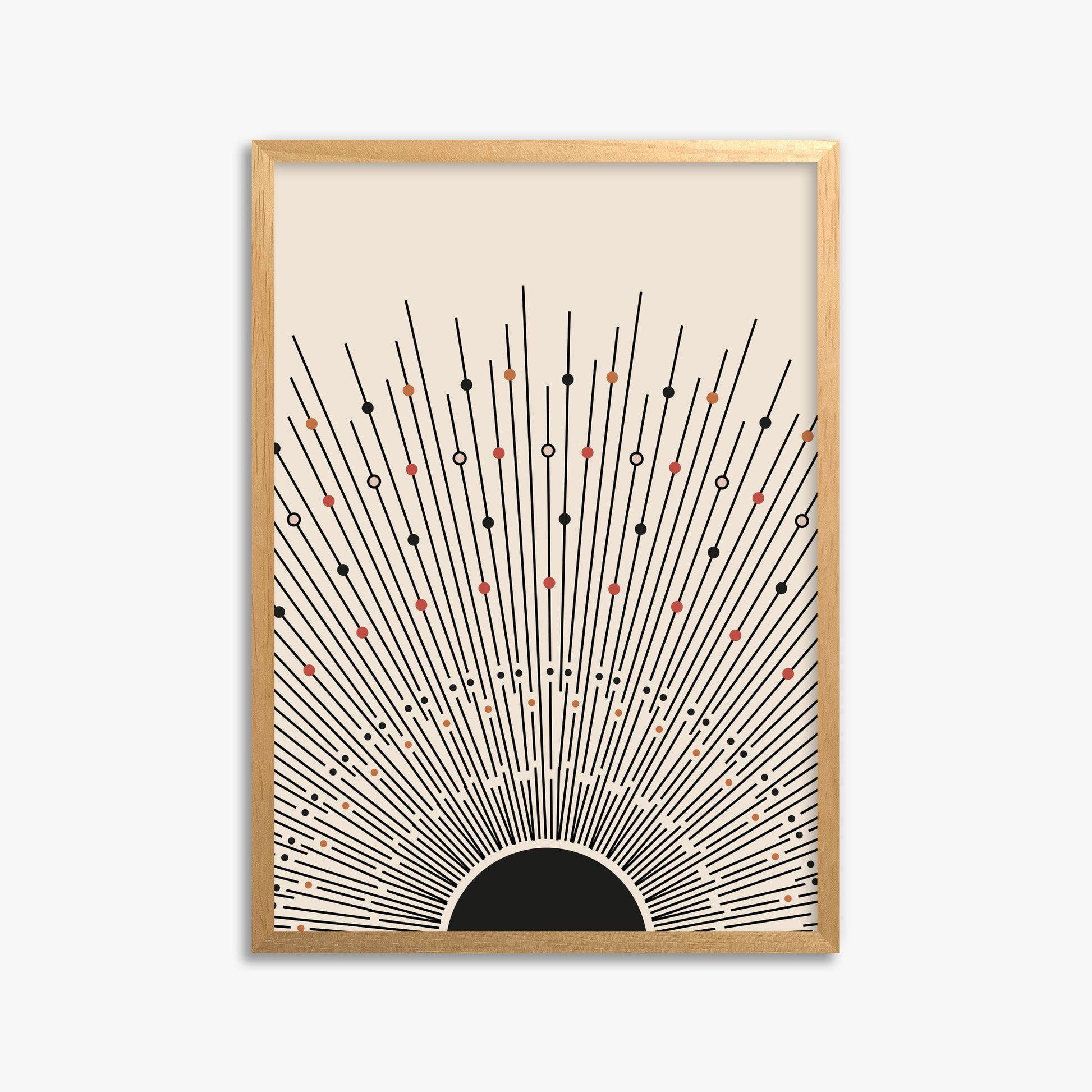 Cosmic Radiance, 50x70cm Framed Poster With Oak Frame