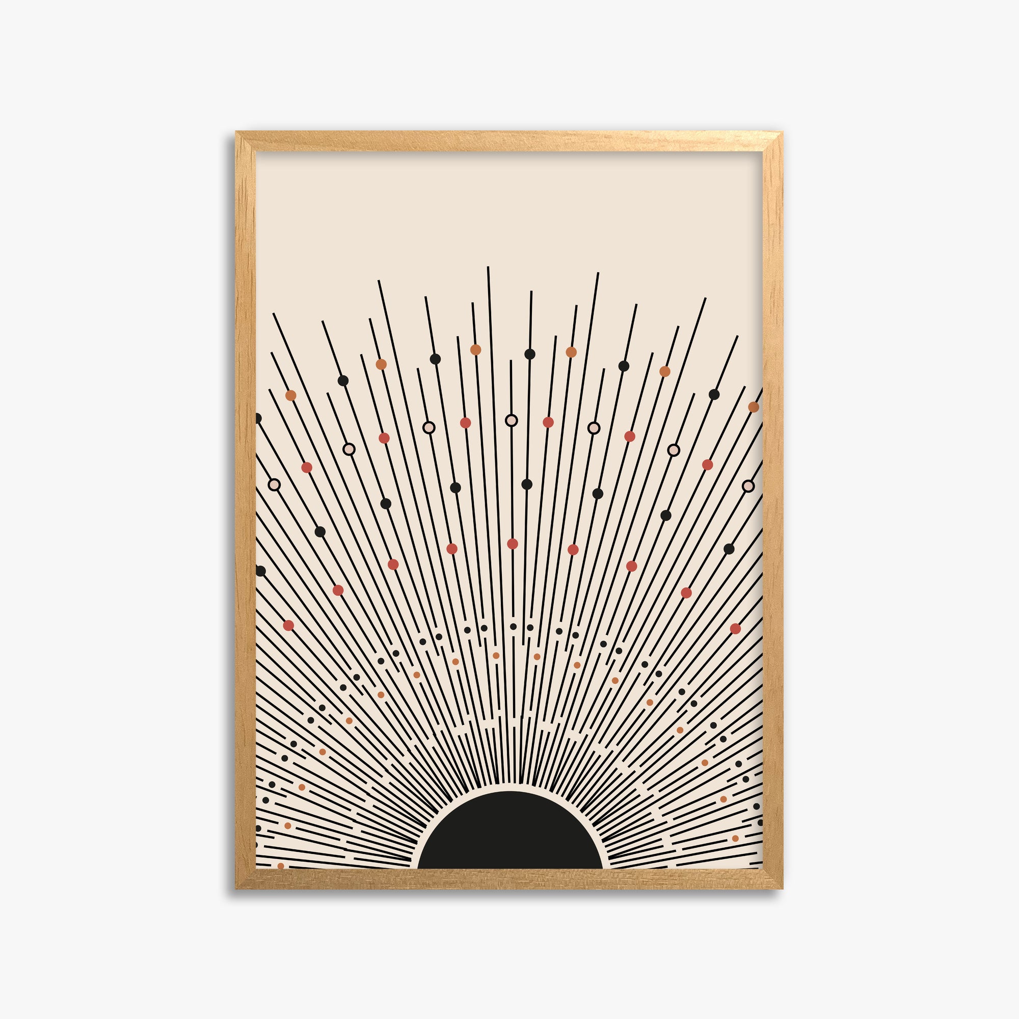 Cosmic Radiance, 50x70cm Framed Poster With Oak Frame