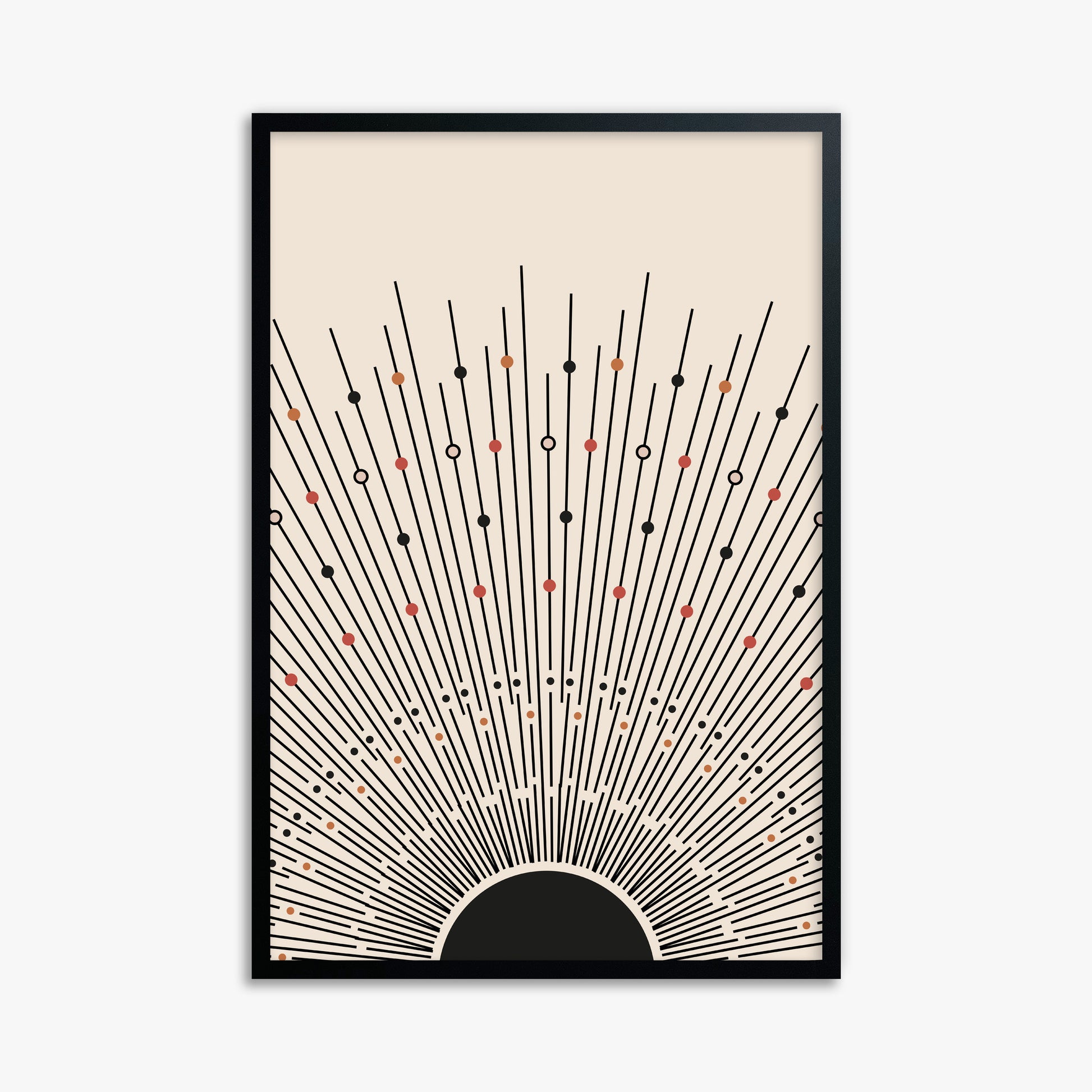 Cosmic Radiance, 61x91cm Framed Poster With Black Frame