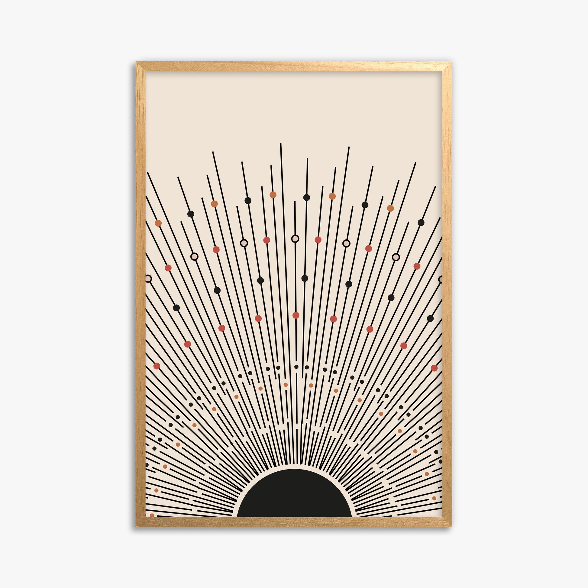 Cosmic Radiance, 61x91cm Framed Poster With Oak Frame