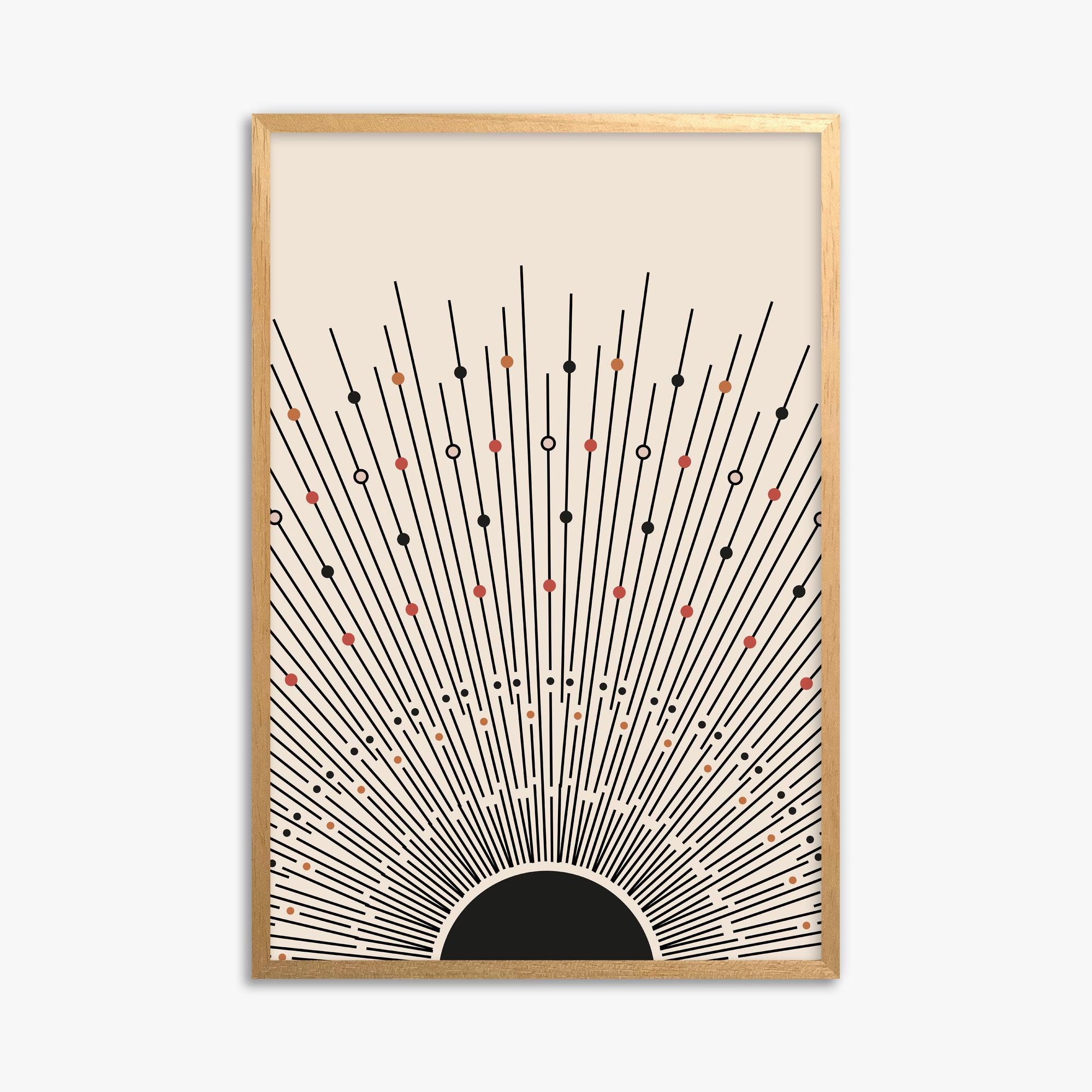 Cosmic Radiance, 61x91cm Framed Poster With Oak Frame