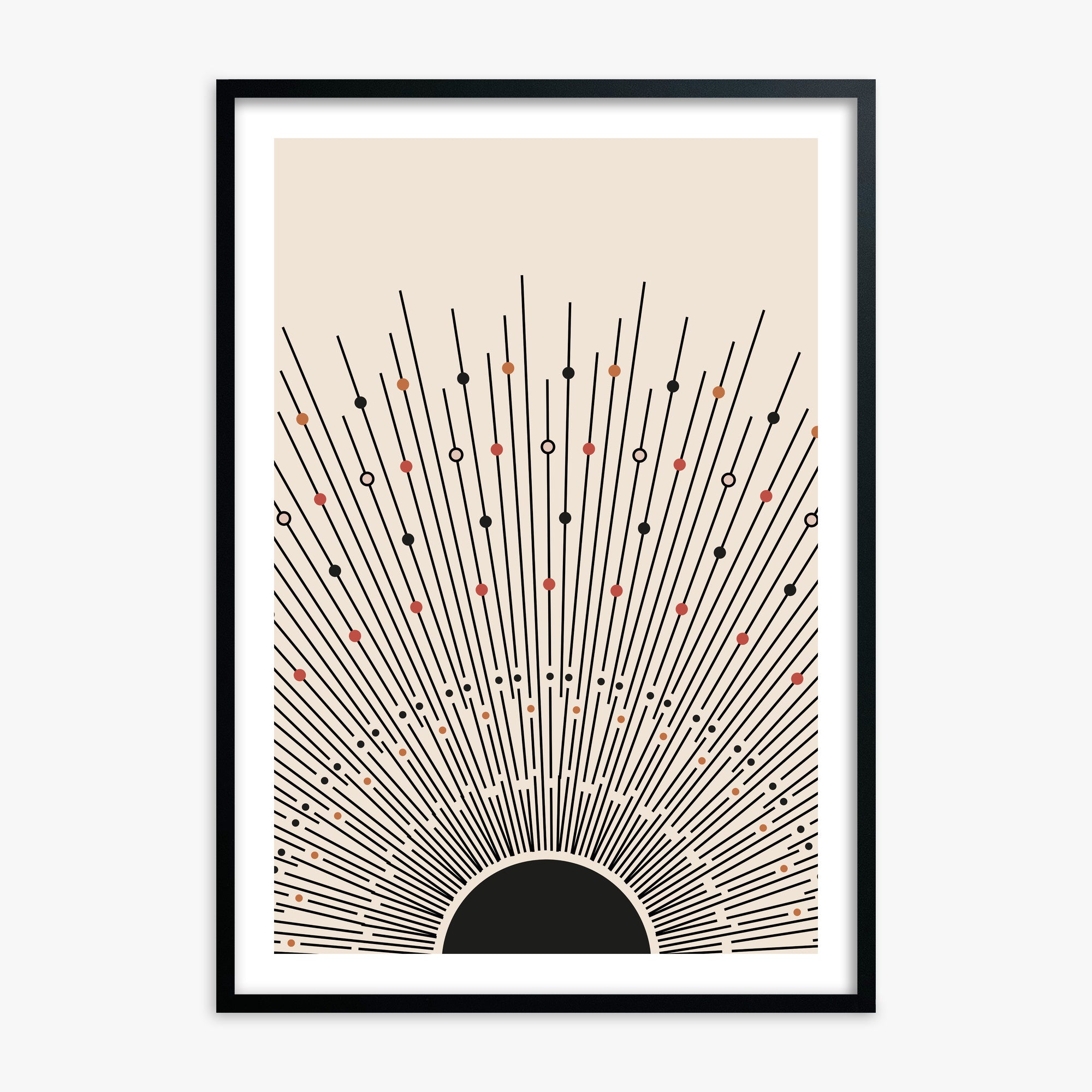 Cosmic Radiance, Black Framed Poster With Black Frame