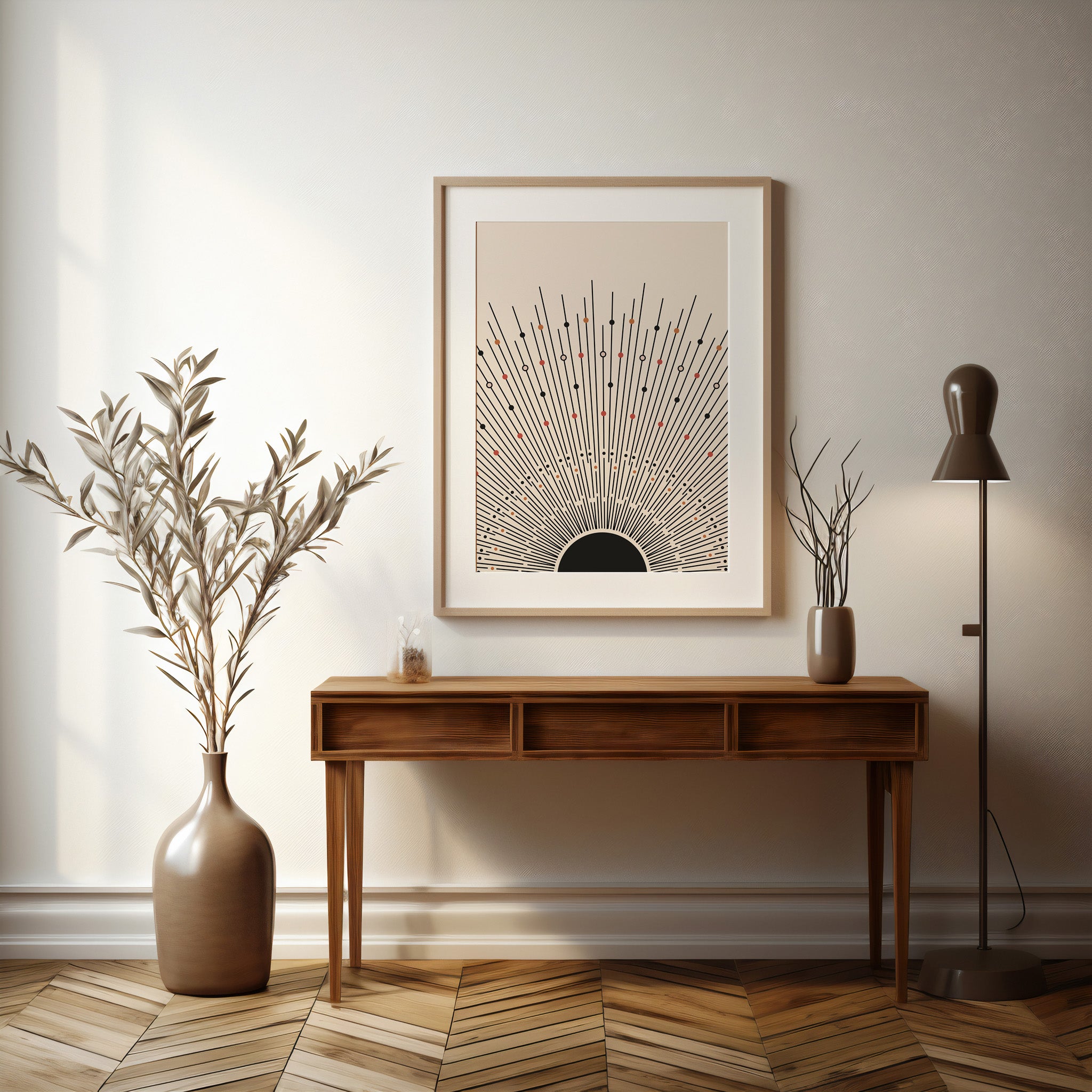 Design Concept No. 37 for Cosmic Radiance Modern Poster Art