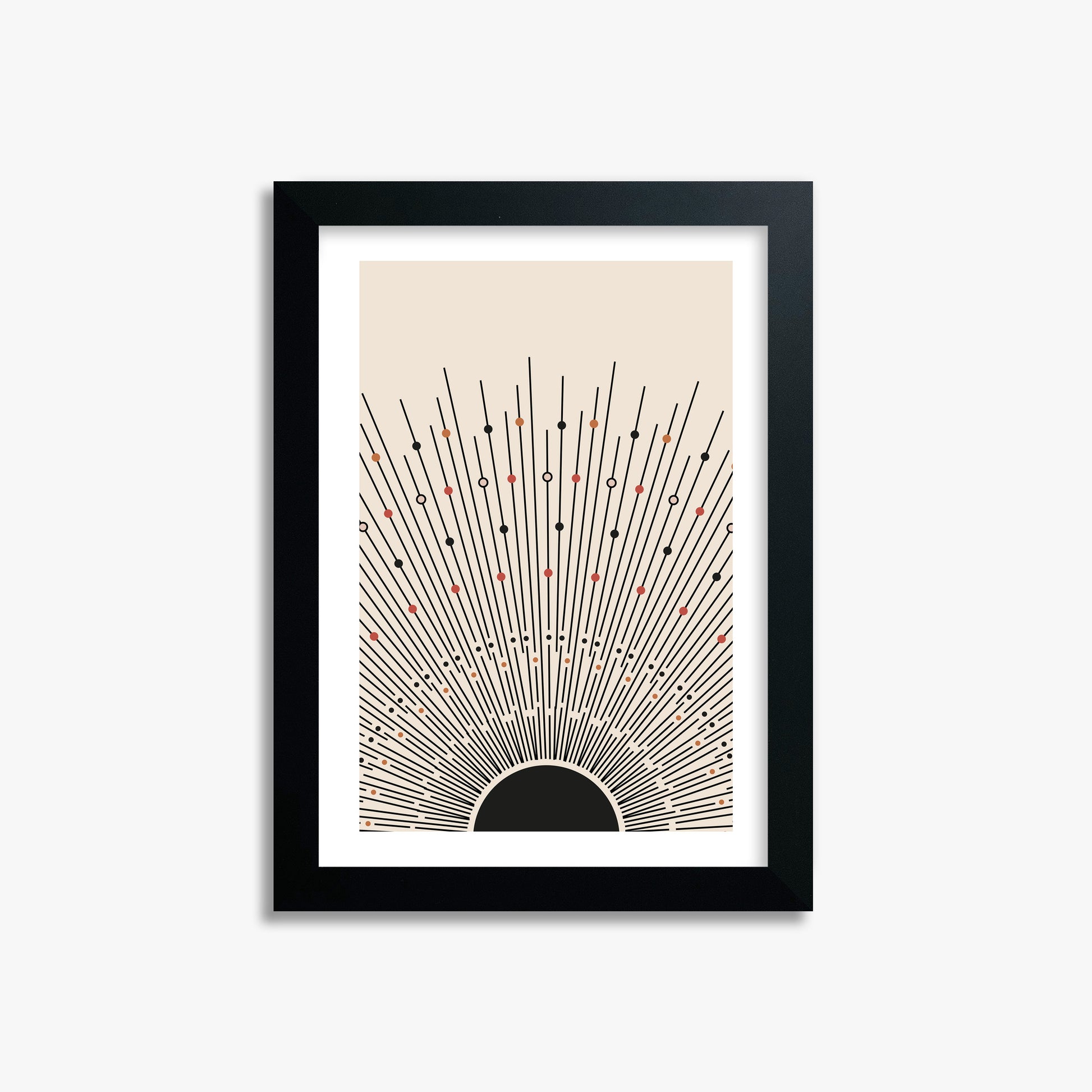 Cosmic Radiance, 21x30cm Black Framed Art Reproduction